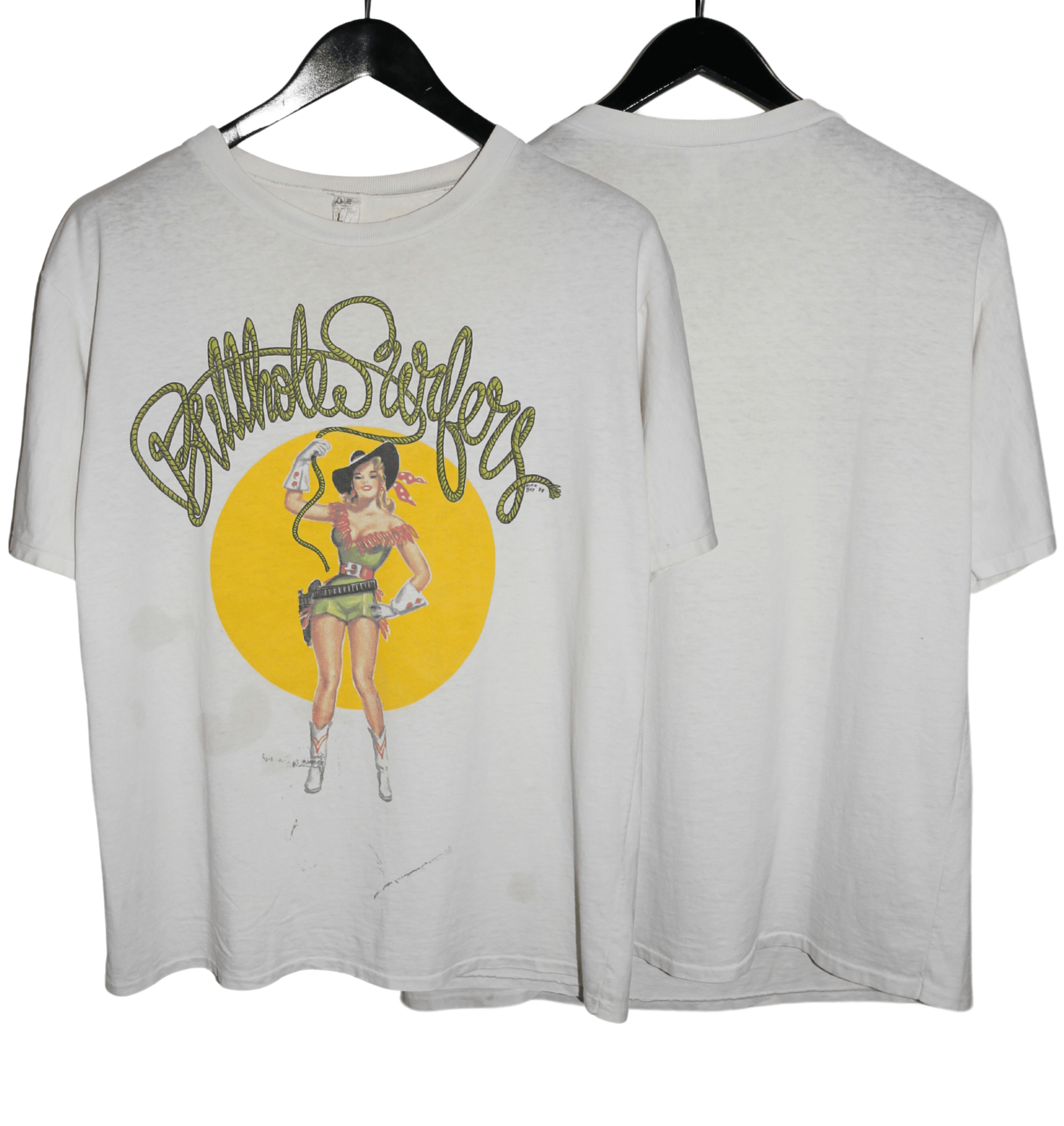 Butthole Surfers 1988 Tシャツ BUTTHOLE SURFERS MUSIC T-SHIRT（'88/VERY GOOD CONDITION