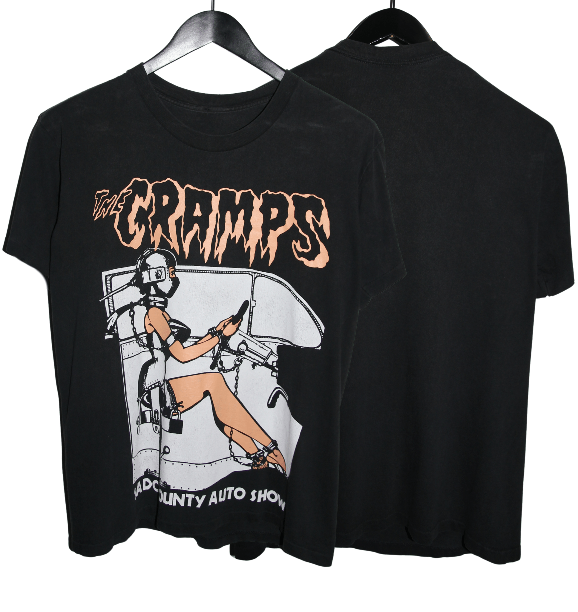 The Cramps 90's Sado County Auto Show Shirt - Faded AU