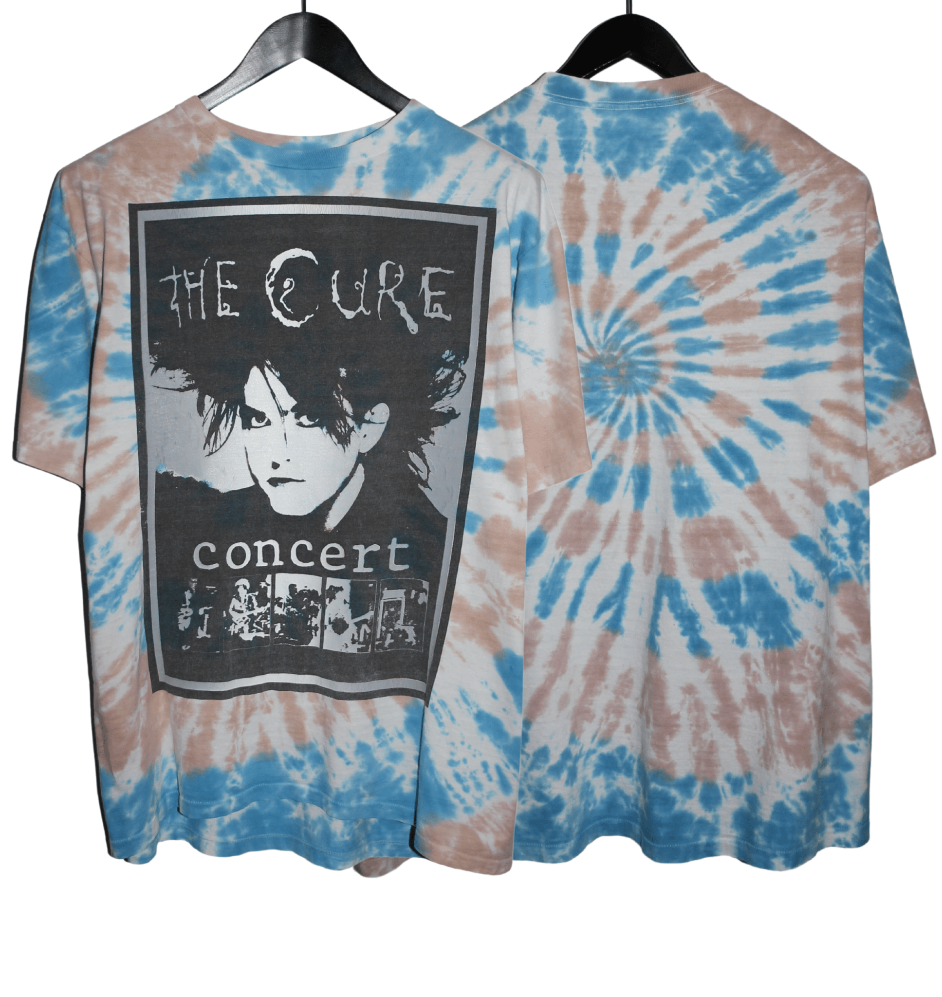 The Cure 90's Tie Dye Concert Shirt - Faded AU