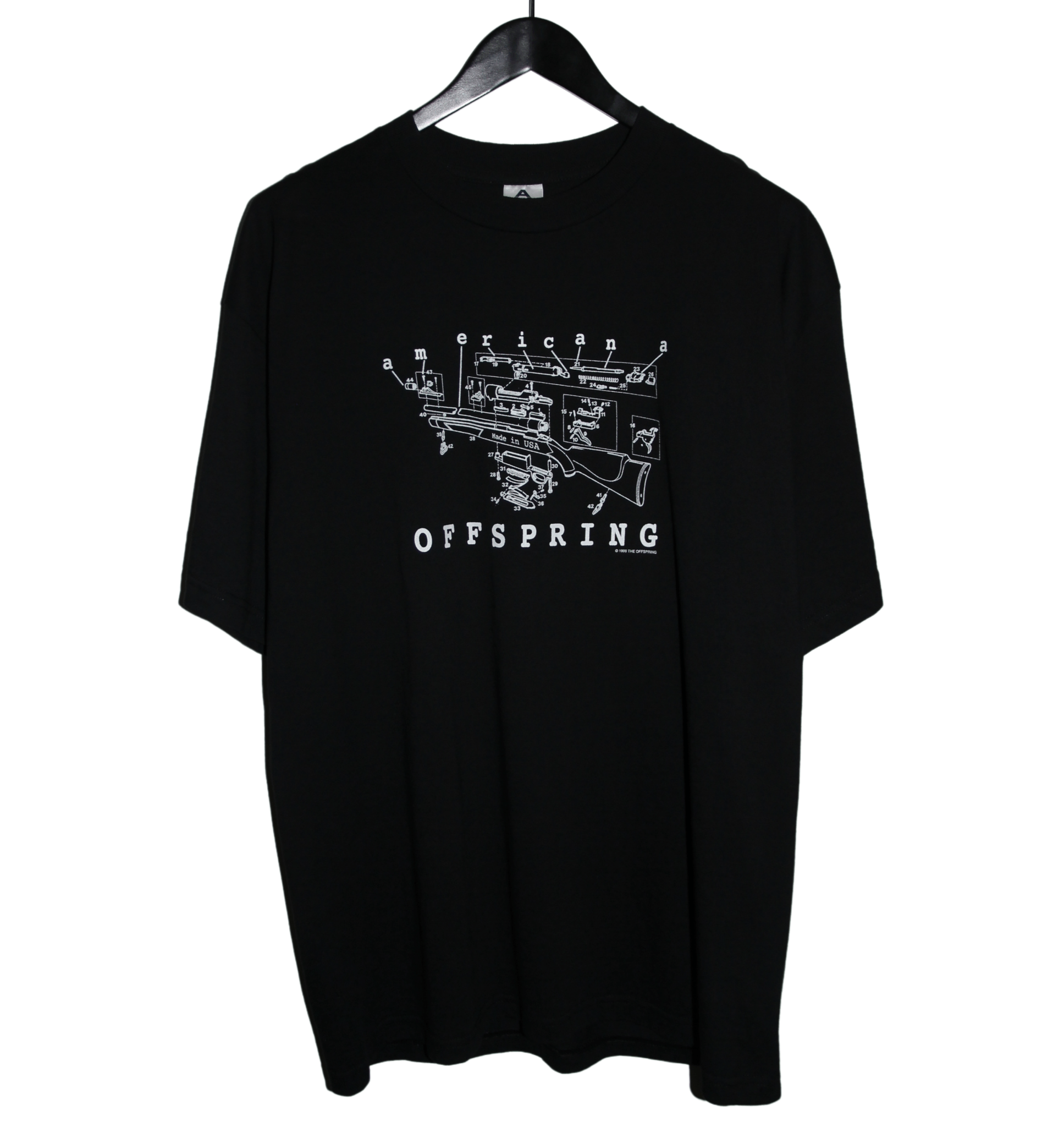The Offspring 1998 Americana Rifle Shirt - Faded AU
