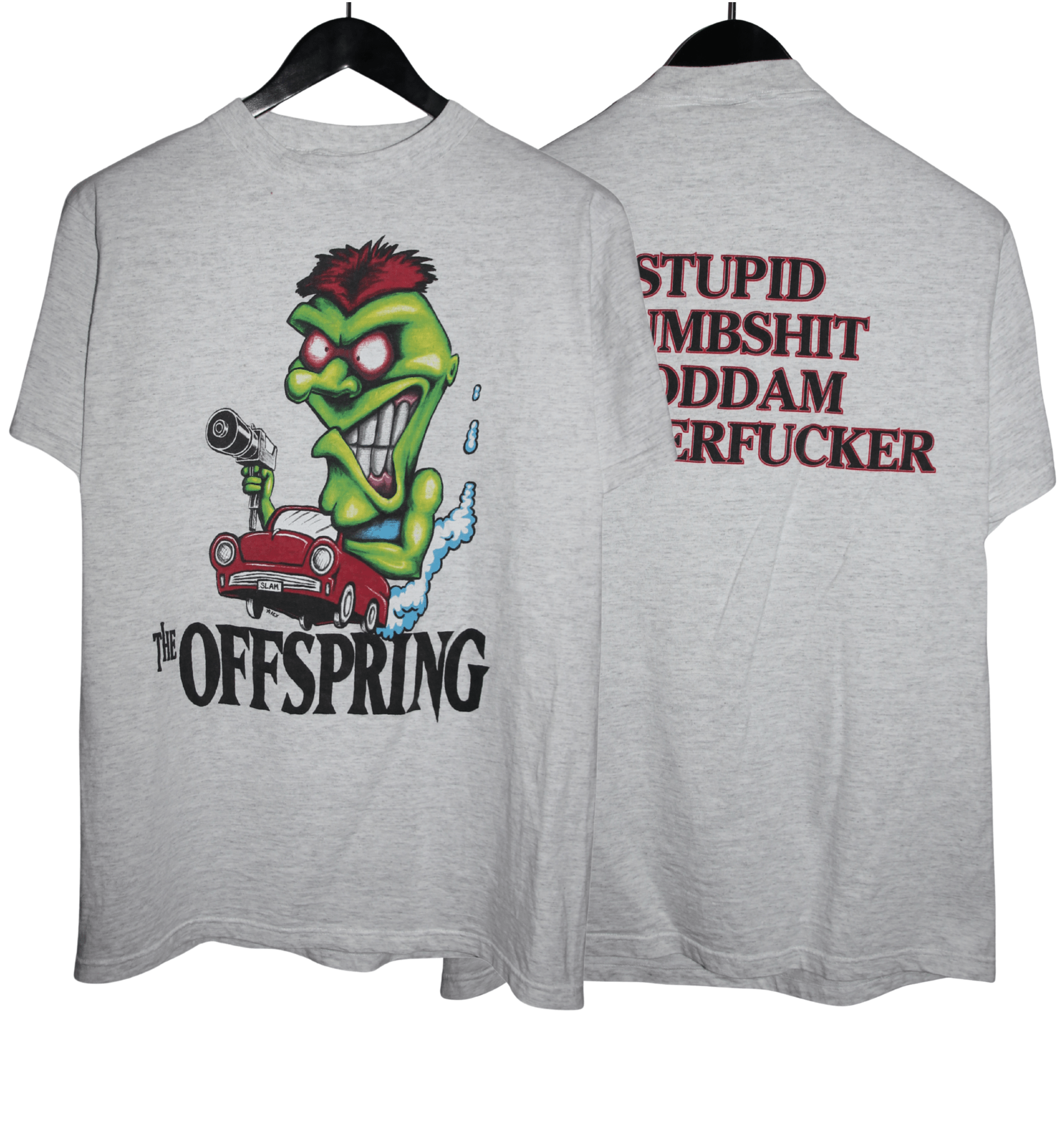 The Offspring 90's Stupid Dumbshit Motherfucker Shirt - Faded AU