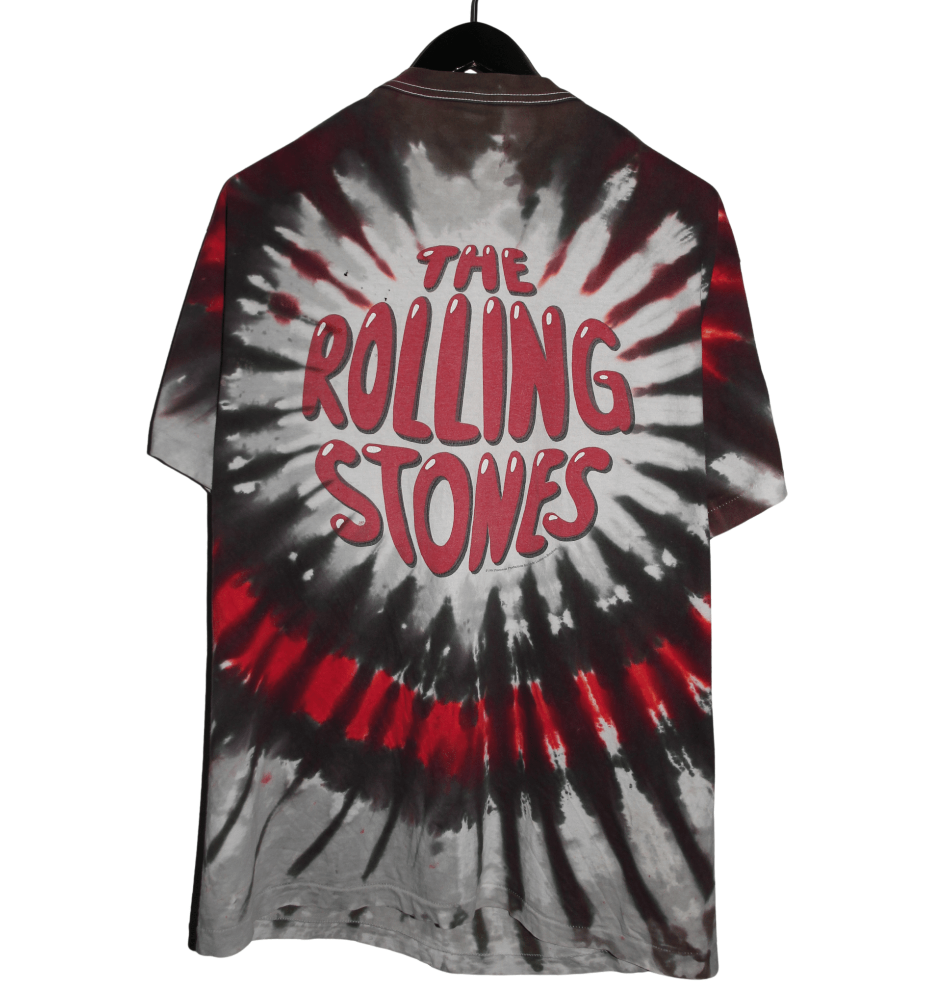 The Rolling Stones 1994 Tongue Tie Dye Shirt - Faded AU