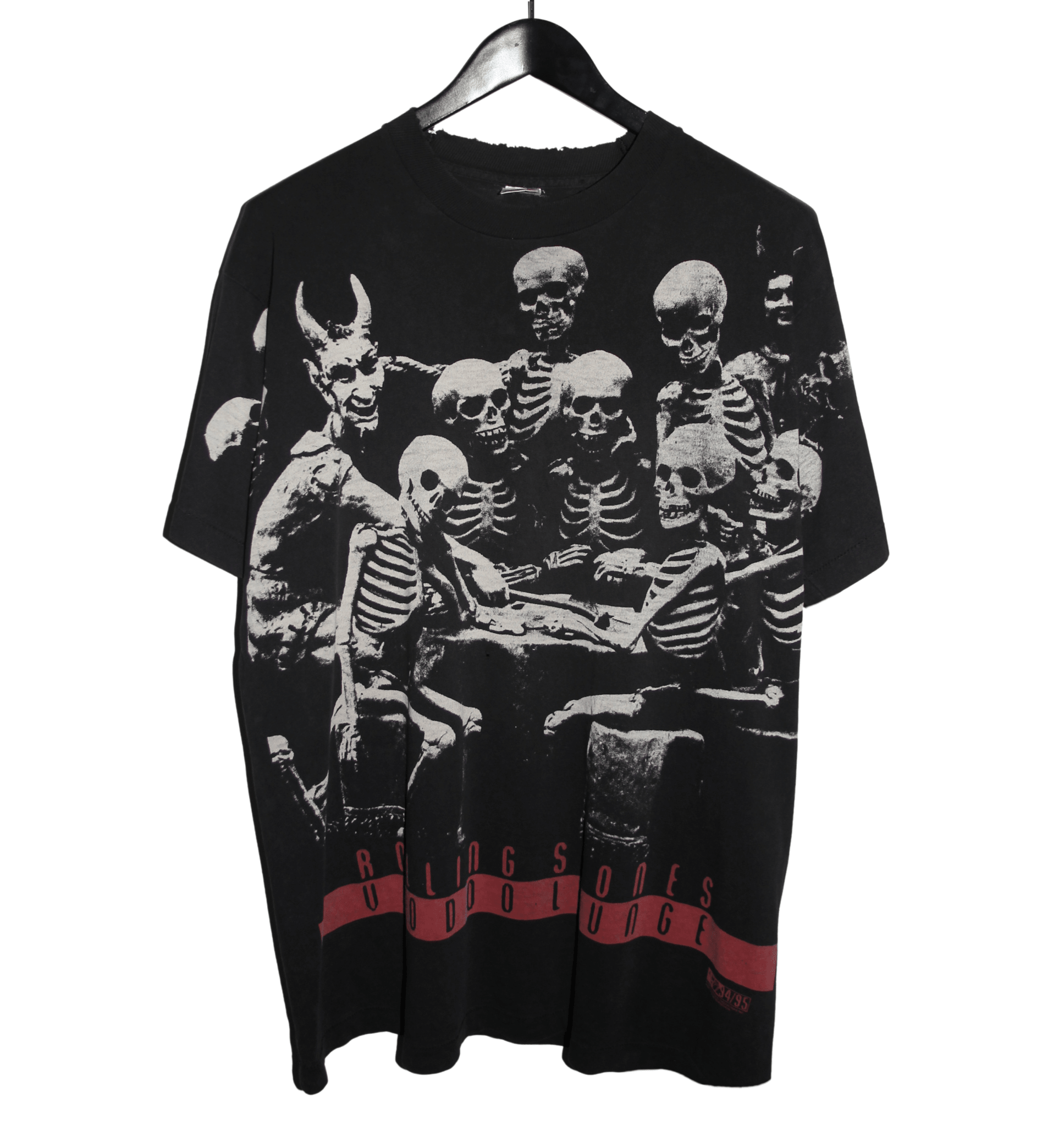 The Rolling Stones 1994 Voodoo Lounge All Over Print Shirt - Faded AU