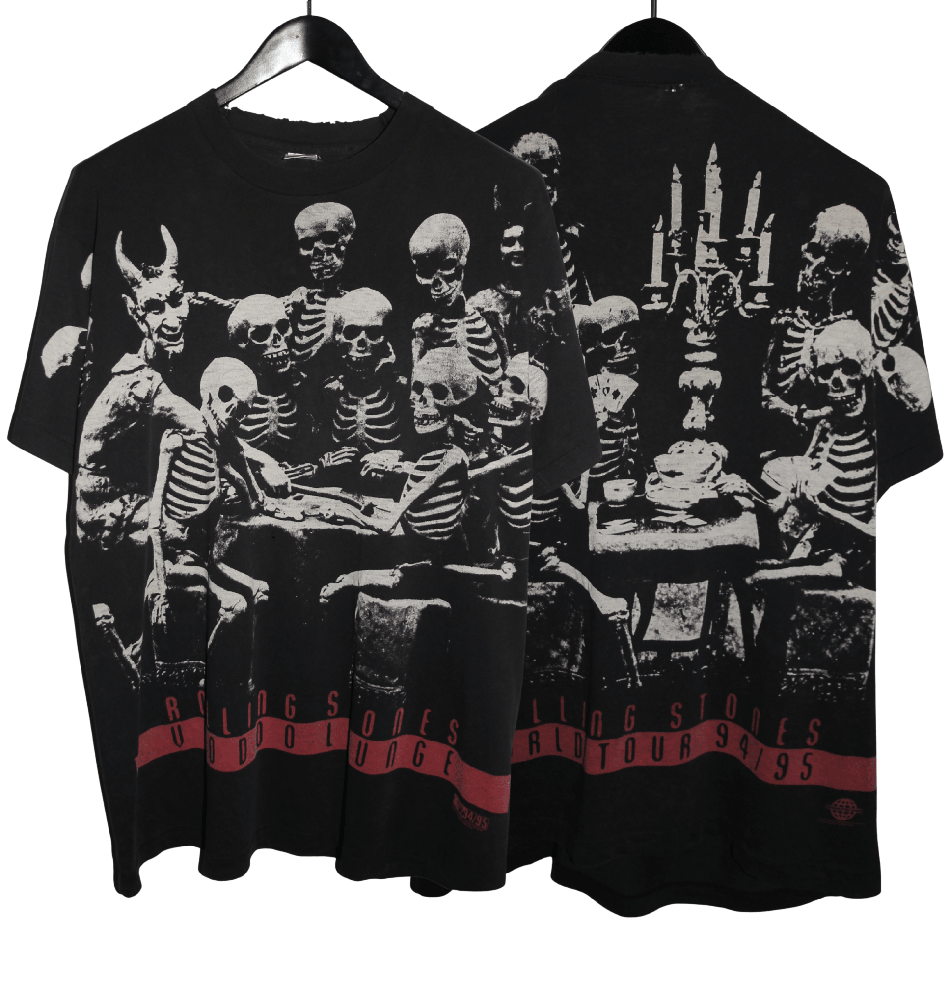 The Rolling Stones 1994 Voodoo Lounge All Over Print Shirt - Faded AU