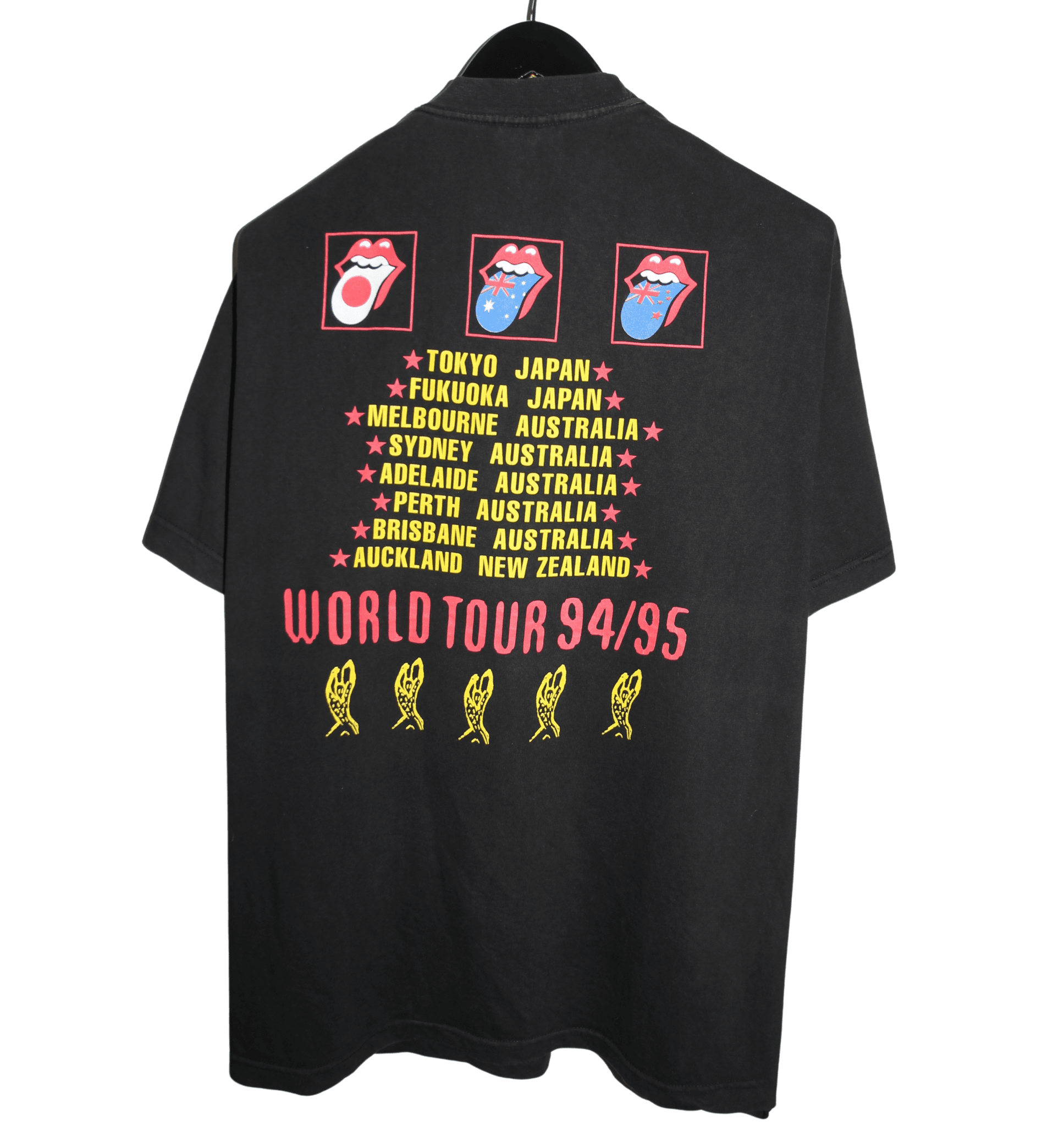 The Rolling Stones 1994/95 Voodoo Lounge Tour Shirt - Faded AU