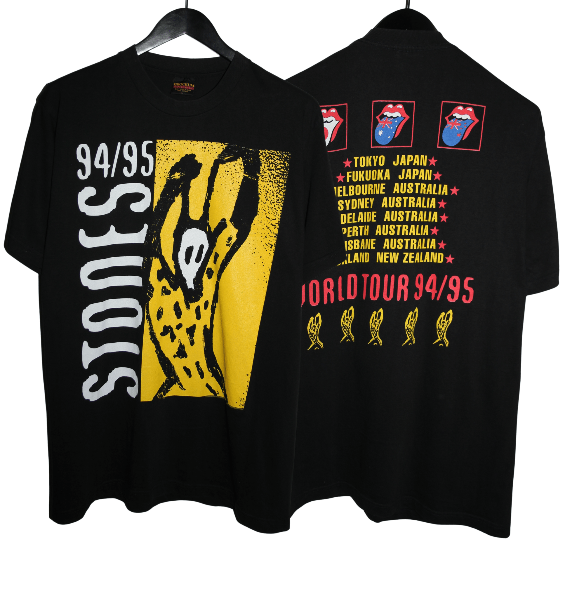 The Rolling Stones 1994/95 Voodoo Lounge Tour Shirt - Faded AU