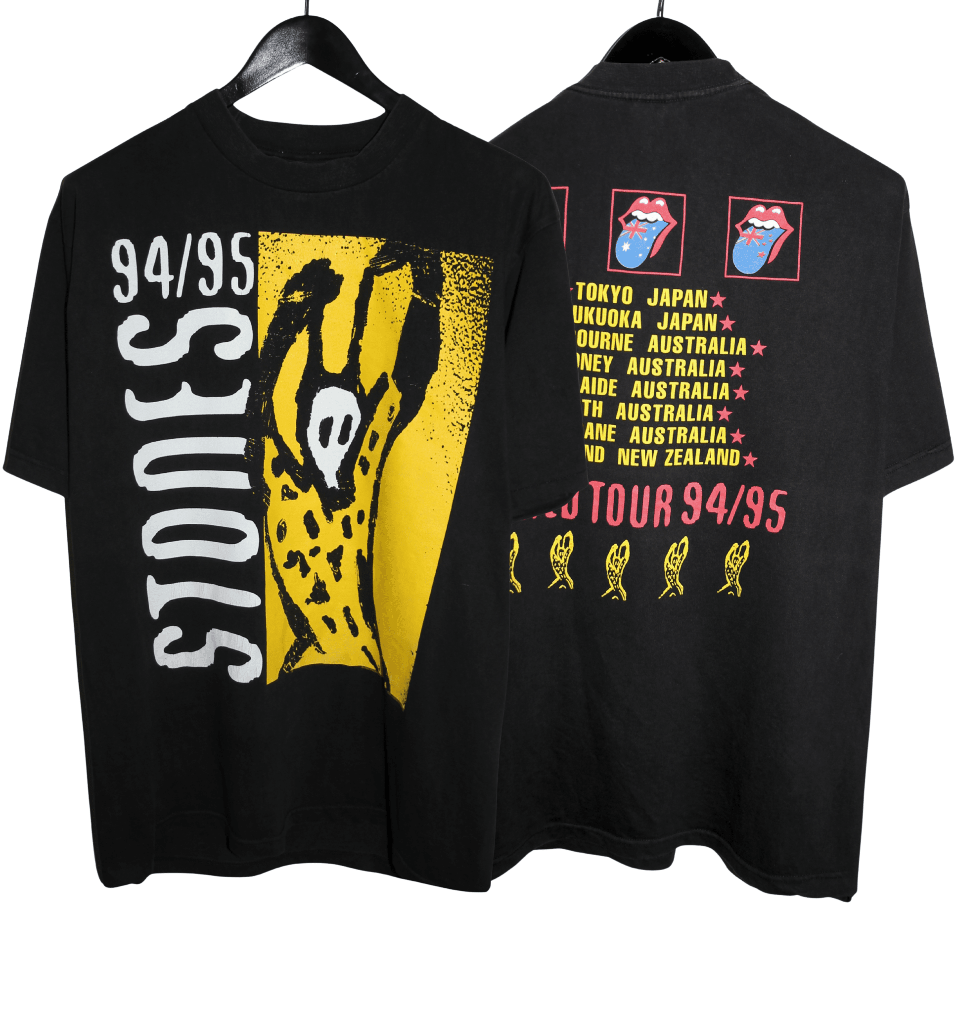 The Rolling Stones 1994/95 Voodoo Lounge Tour Shirt - Faded AU