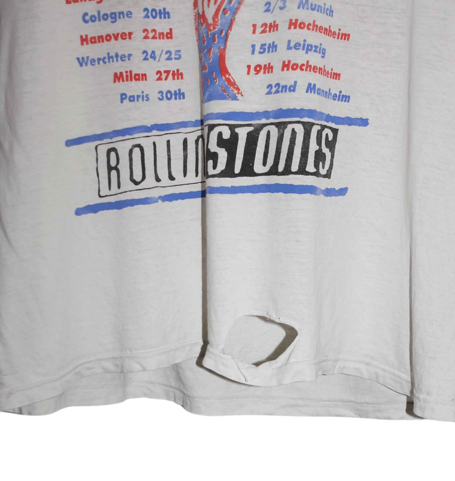 The Rolling Stones 1995 Voodoo Lounge Tour Shirt - Faded AU