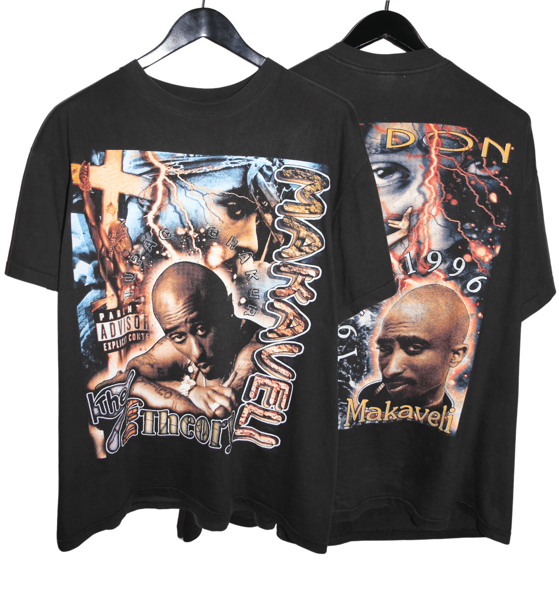 Tupac 90's Memorial Rap Tee - Faded AU
