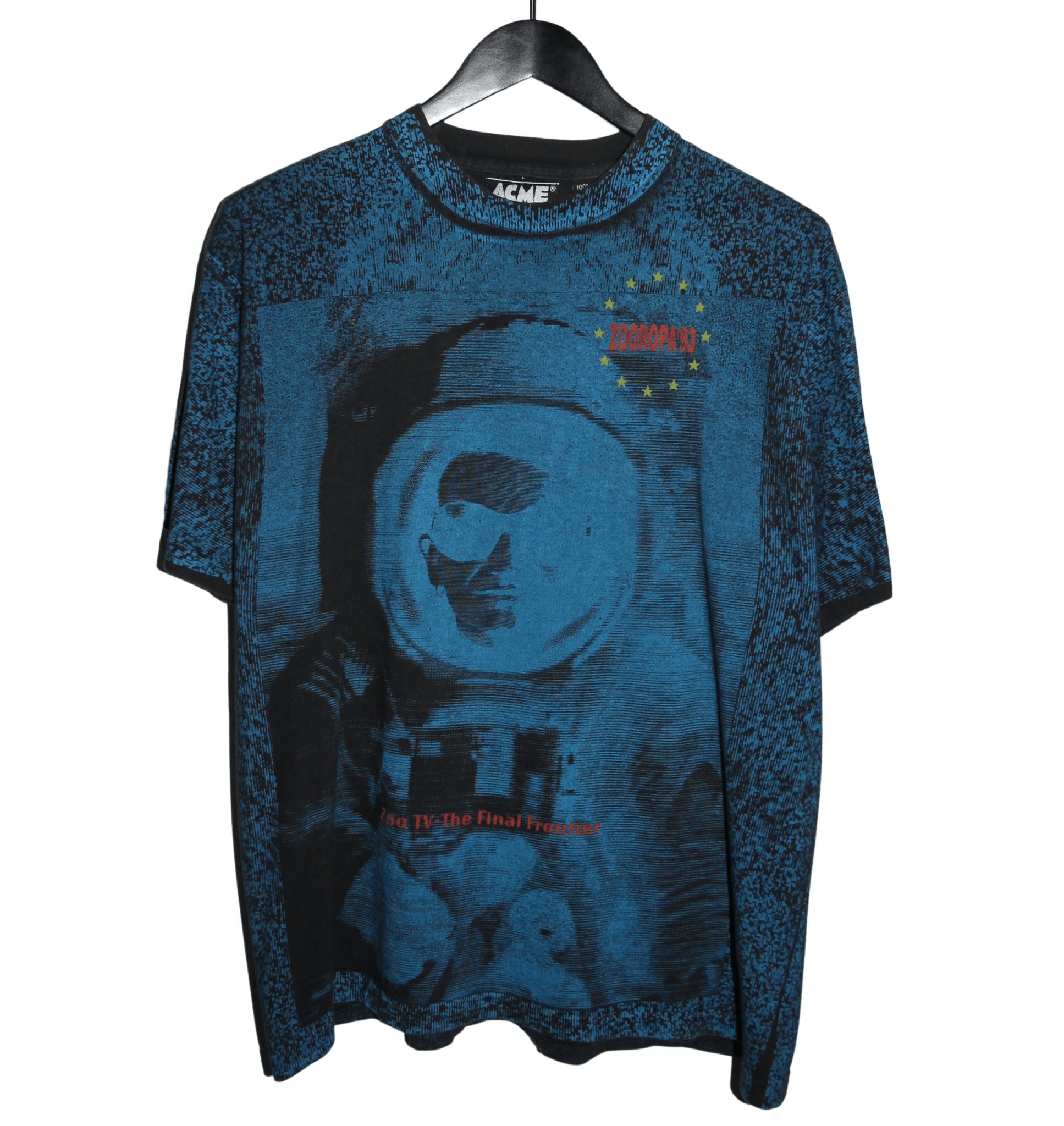 U2 1993 Zooropa All Over Print Shirt - Faded AU