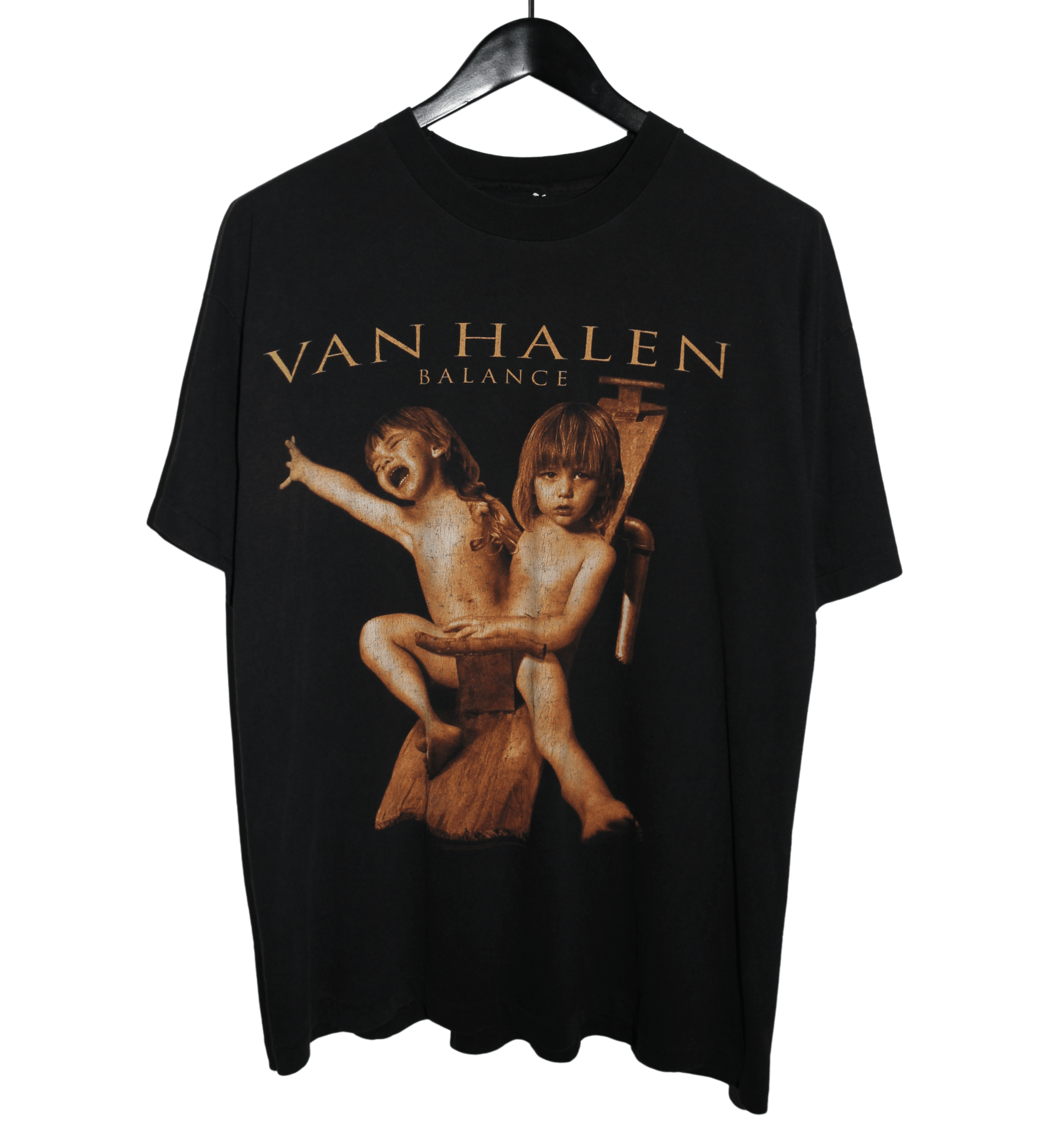 Van Halen 1995 Balance Album Tour Shirt - Faded AU