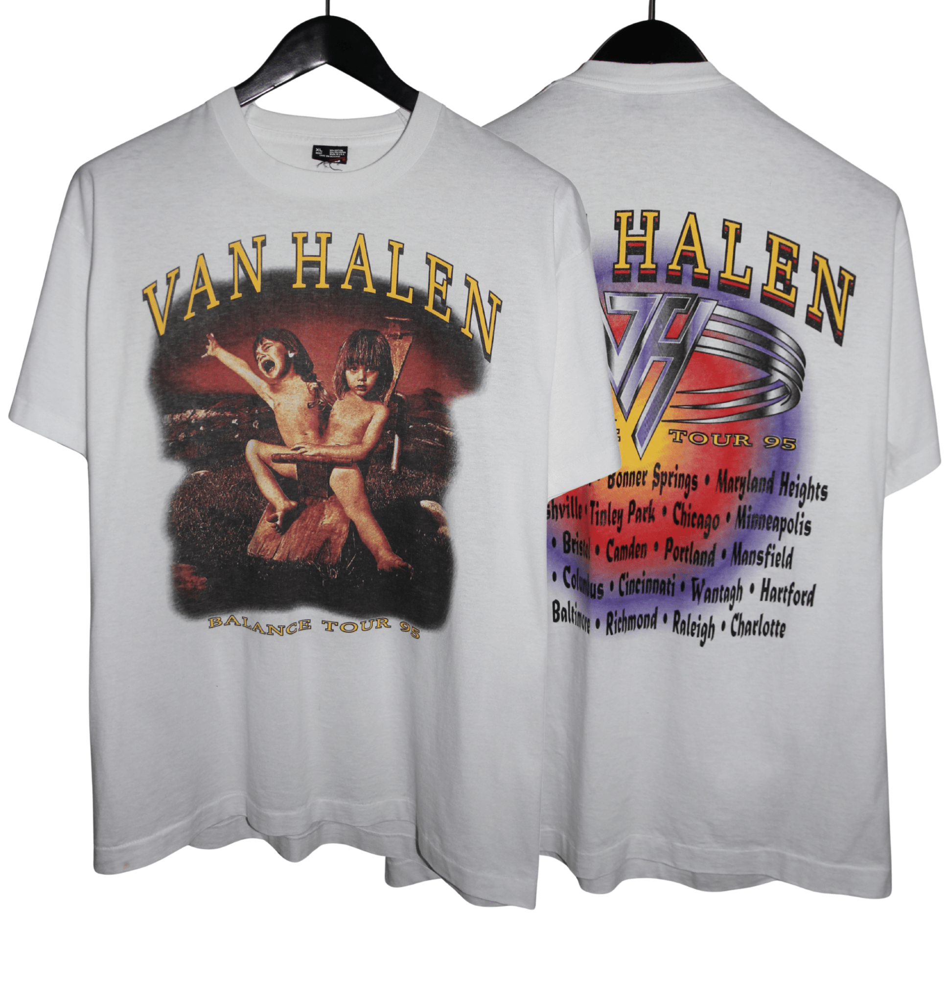 Van Halen 1995 Balance Tour Shirt - Faded AU