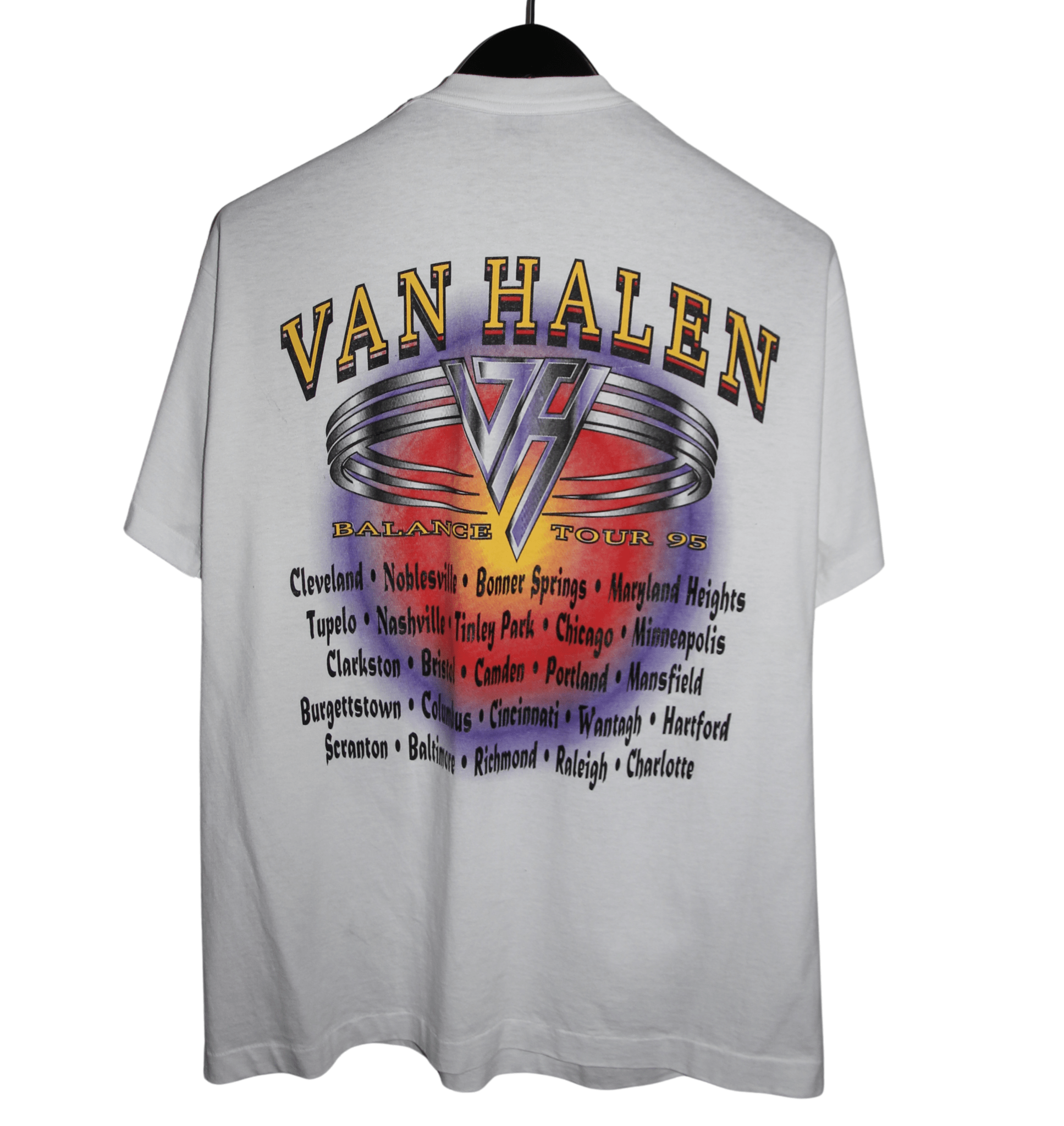 Van Halen 1995 Balance Tour Shirt - Faded AU