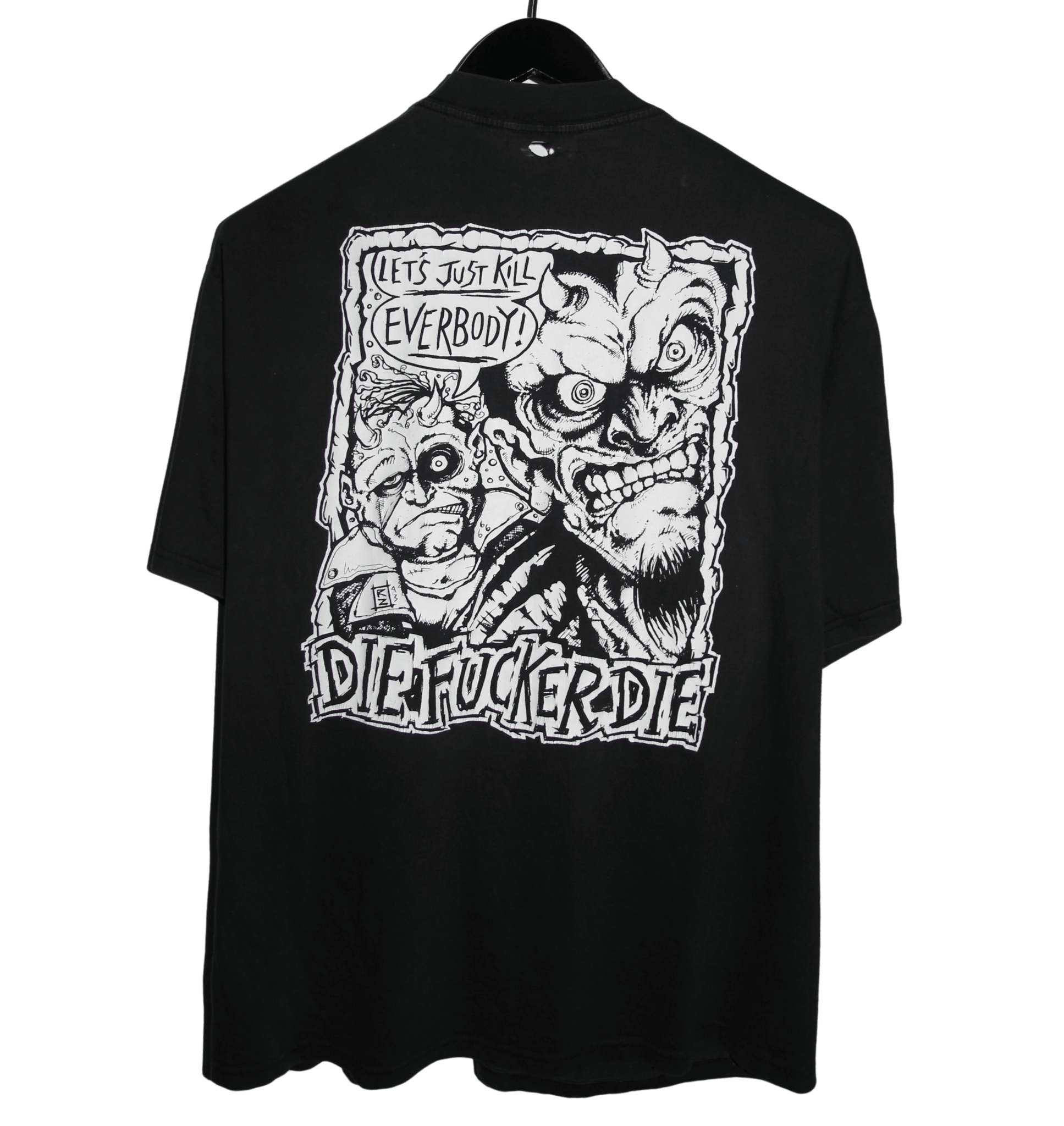 White Zombie 1993 Die Fucker Die Shirt - Faded AU