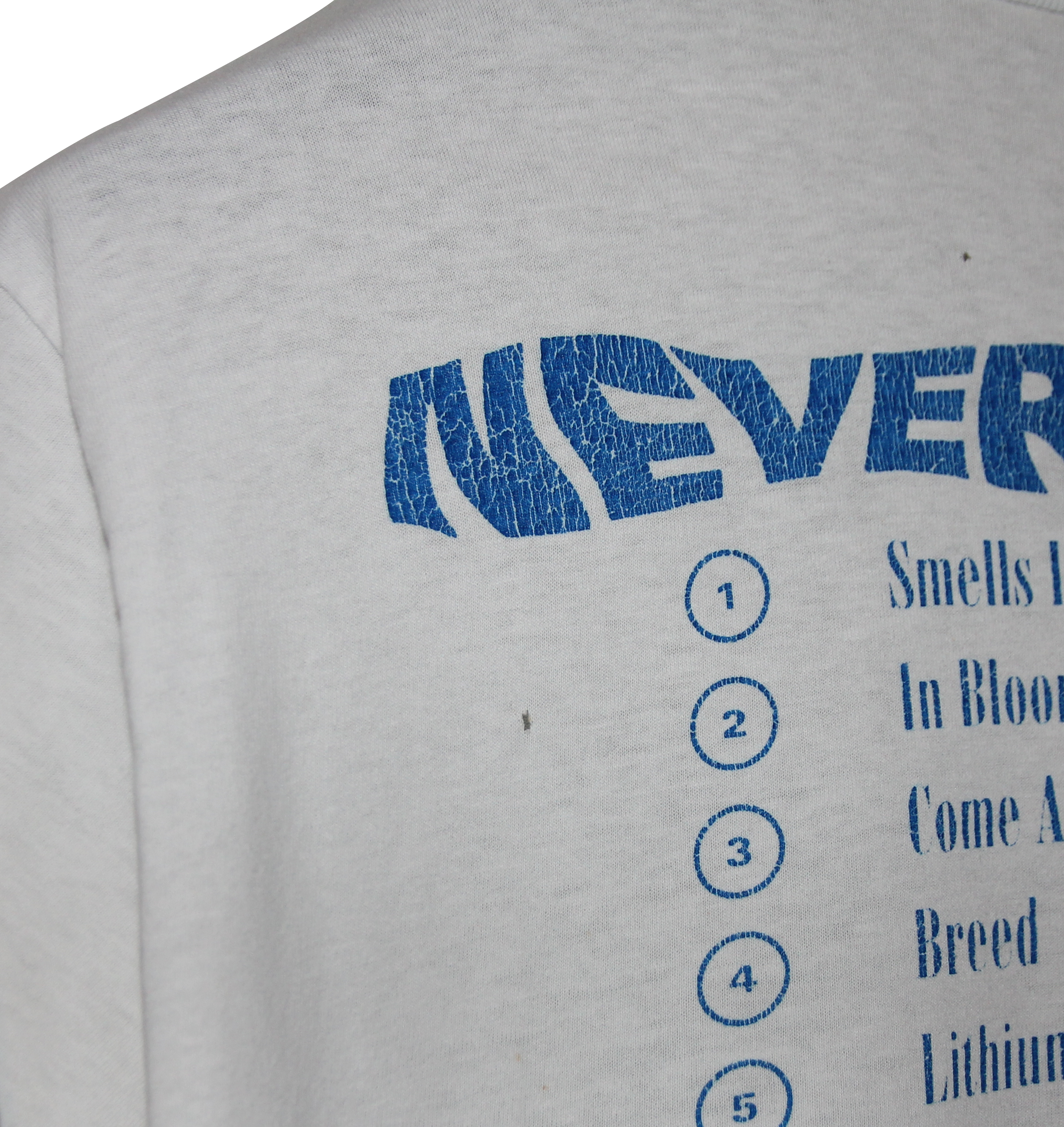 Nirvana 90's Nevermind Album Shirt SMALL
