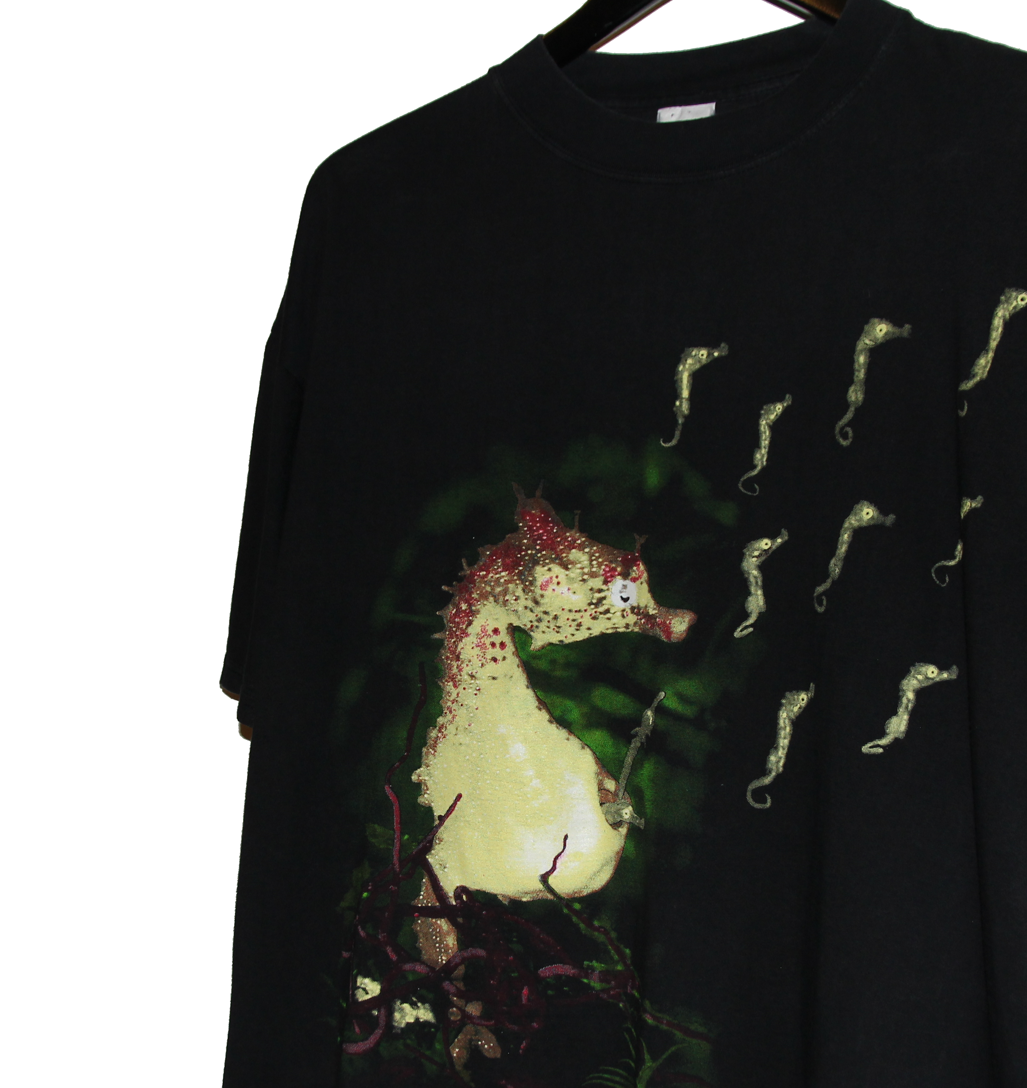 Nirvana 1993 Seahorse Shirt X-LARGE