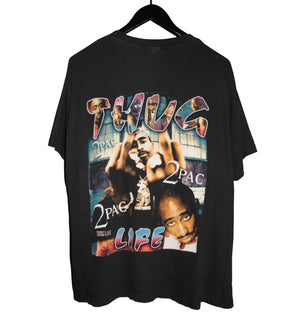 2PAC 90s Thug Life Bootleg Rap Tee - Faded AU