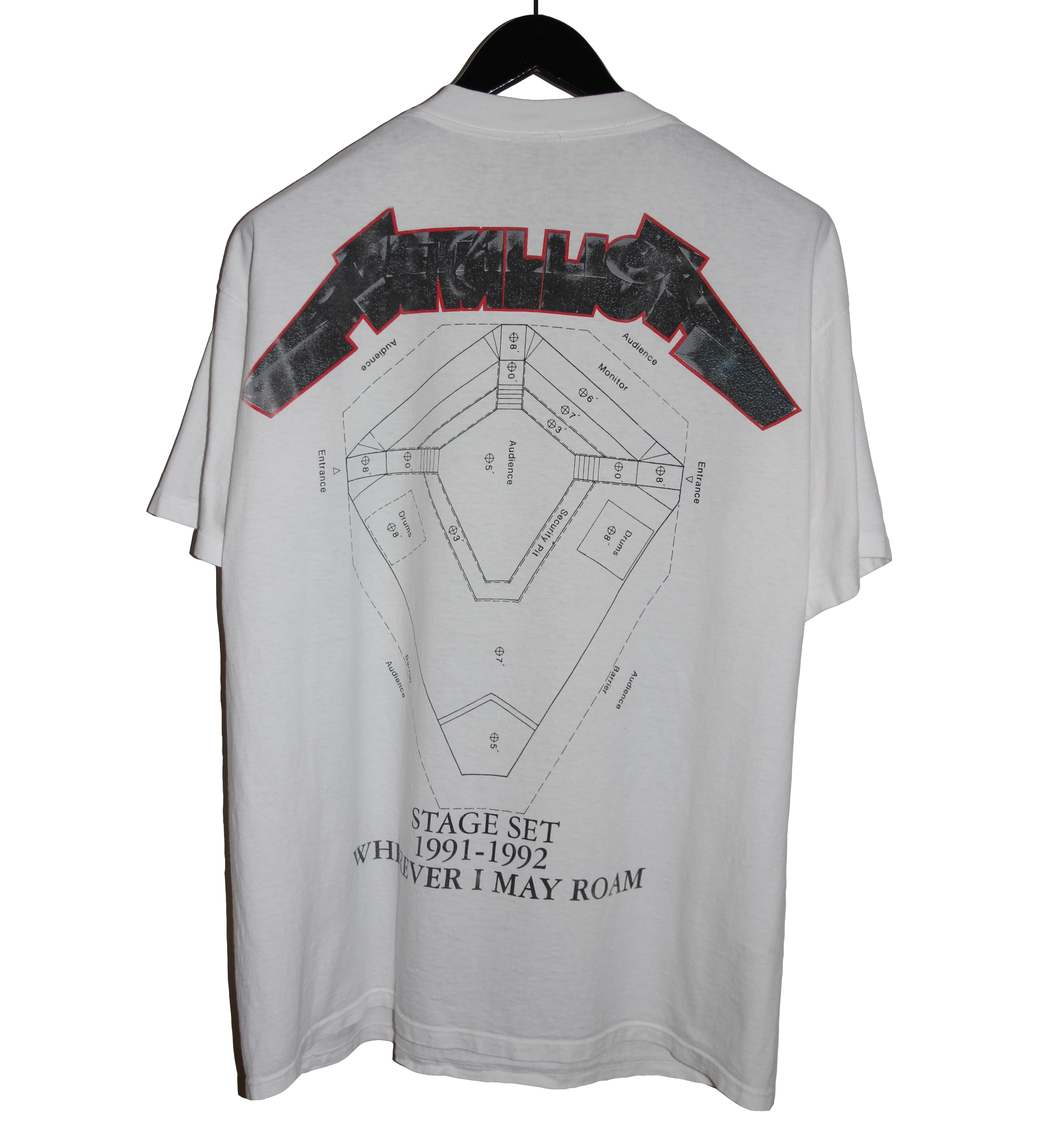Metallica 1991 Wherever I May Roam Tour Shirt