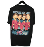 98° 90's Because of you Rap Tee - Faded AU