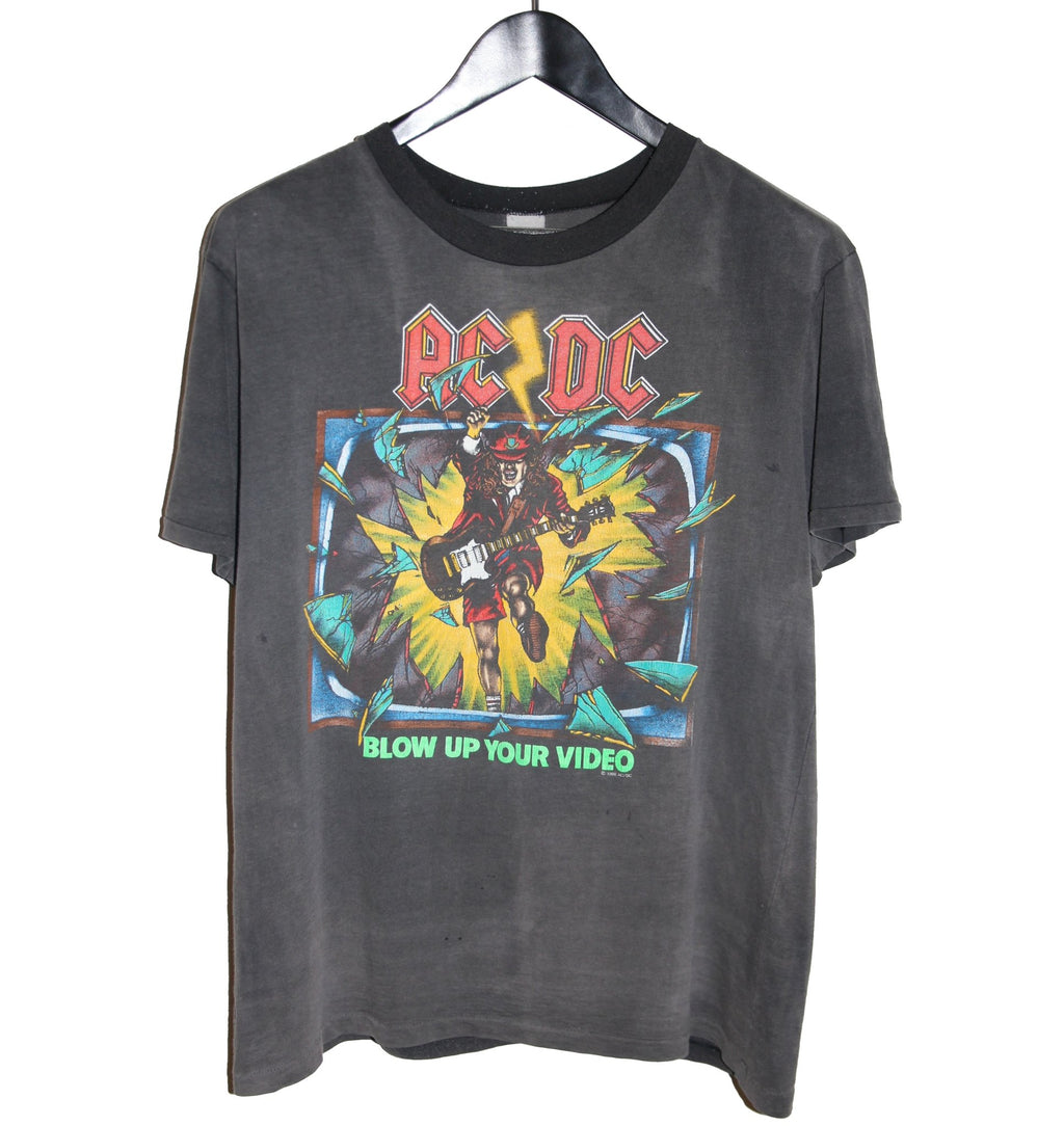 ACDC 1988 Blow Up Your Video Album Shirt - Faded AU