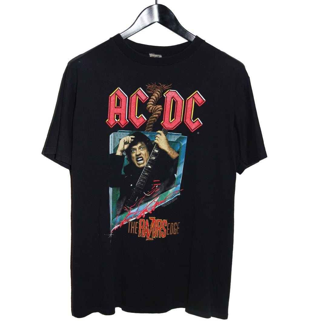 ACDC 1990 The Razor Edge Tour Shirt - Faded AU