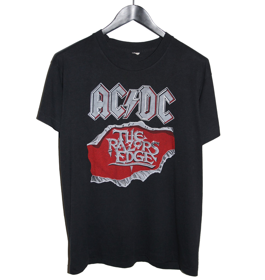 ACDC 1990 The Razors Edge World Tour Shirt - Faded AU