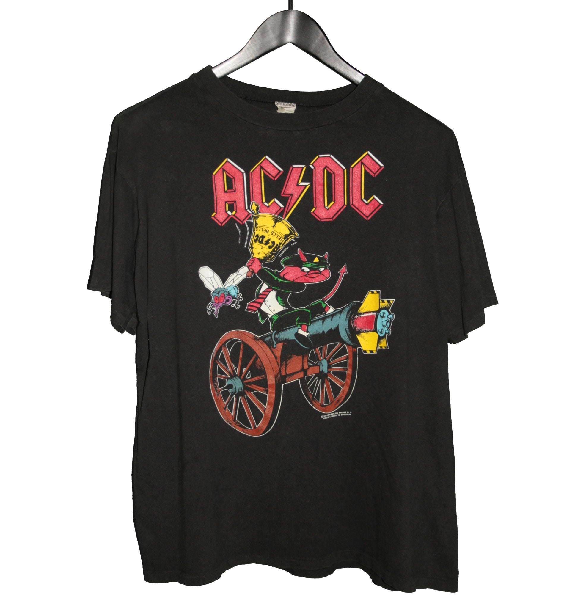 ACDC 1991 Hells Bells Tour Shirt - Faded AU