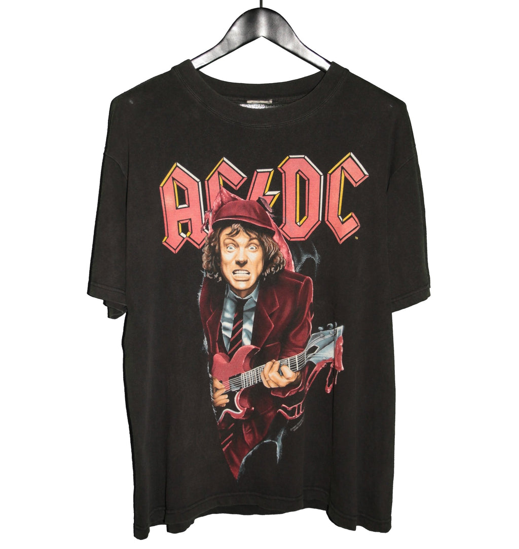 ACDC 1993 Angus Young Worldwide Tour Shirt - Faded AU