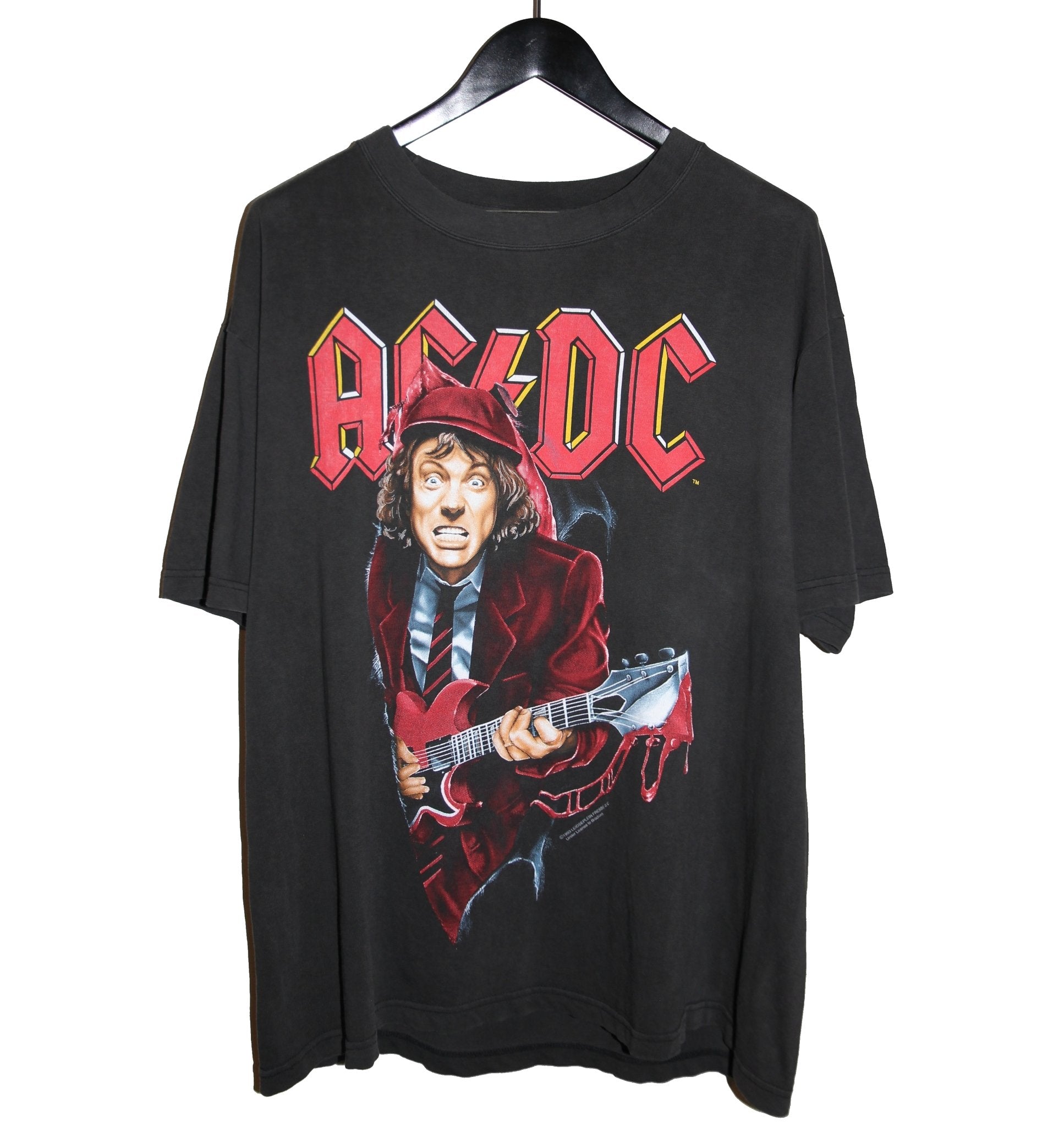 ACDC 1993 Angus Young Worldwide Tour Shirt - Faded AU