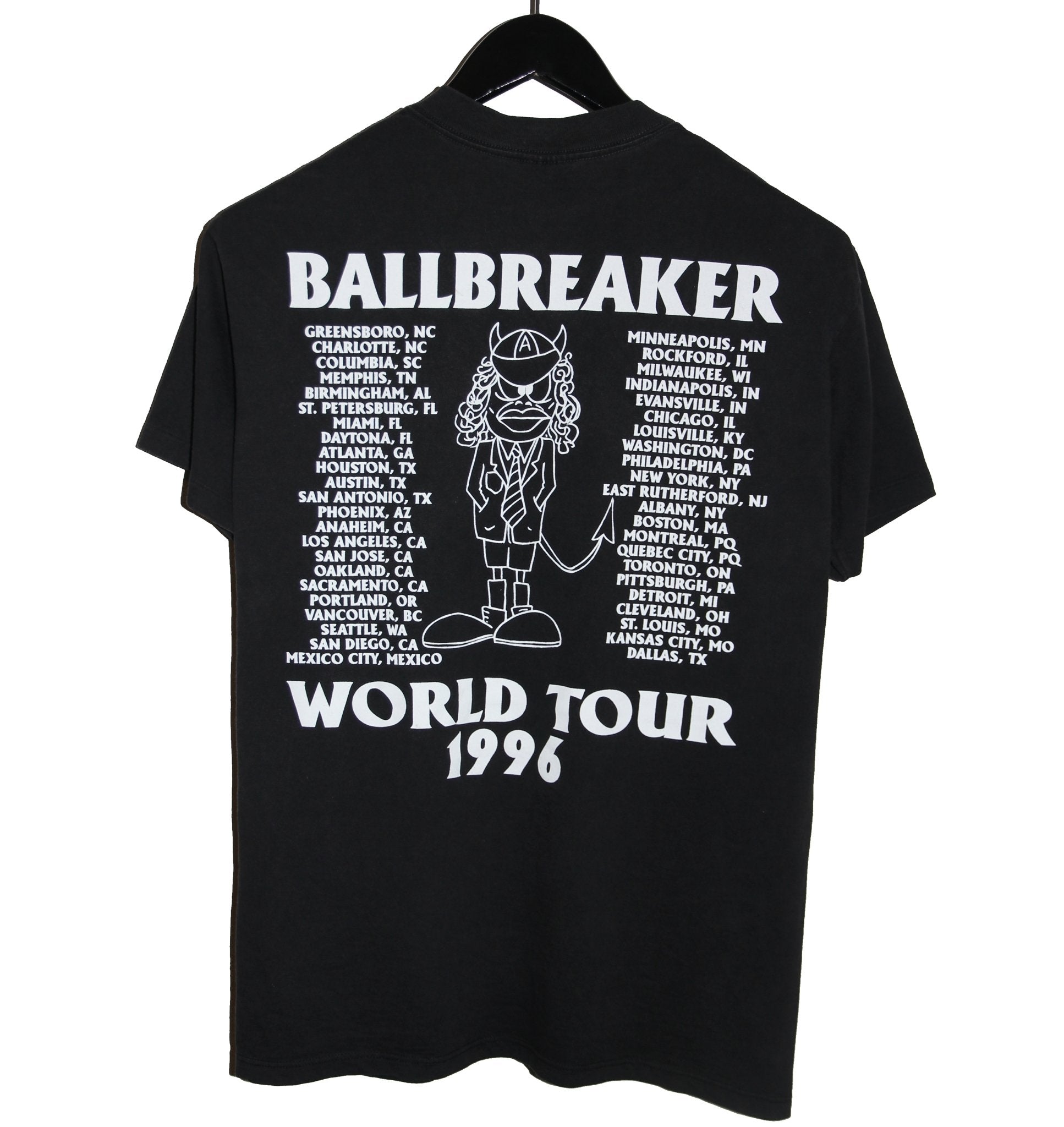 ACDC 1996 Ballbreaker Tour Shirt - Faded AU