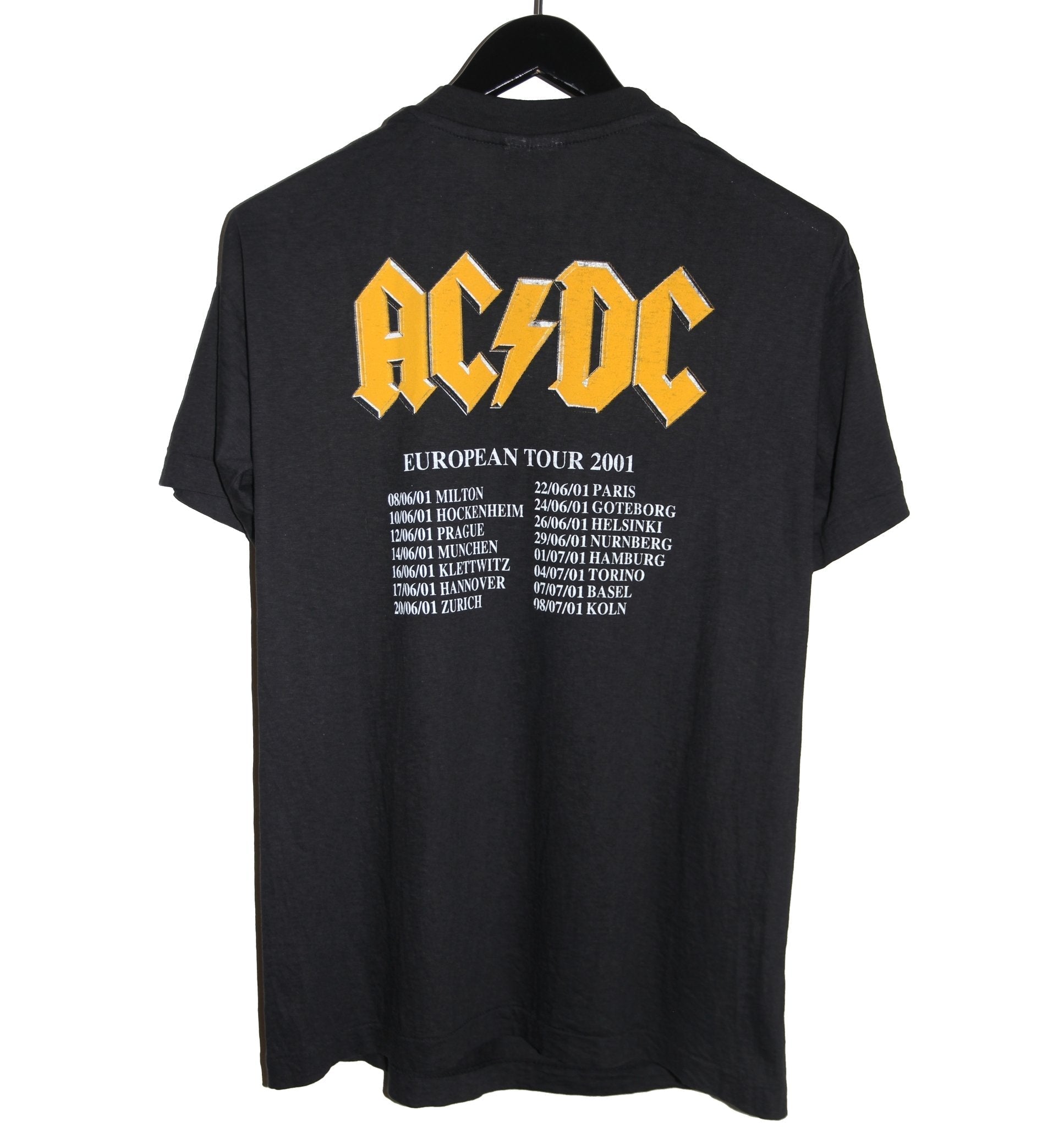 ACDC 2001 Stiff Upper Lip Tour Shirt - Faded AU