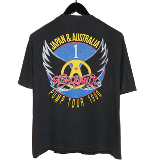 Aerosmith 1990 Pump Tour Shirt - Faded AU