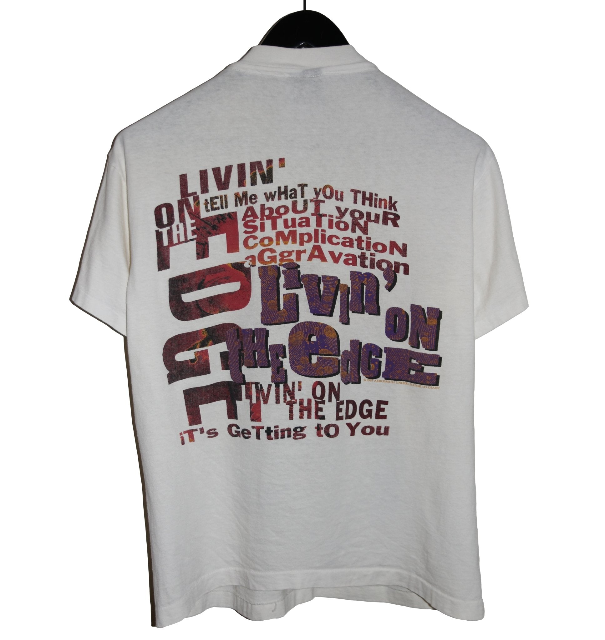 Aerosmith 1993 Get A Grip Album Shirt - Faded AU