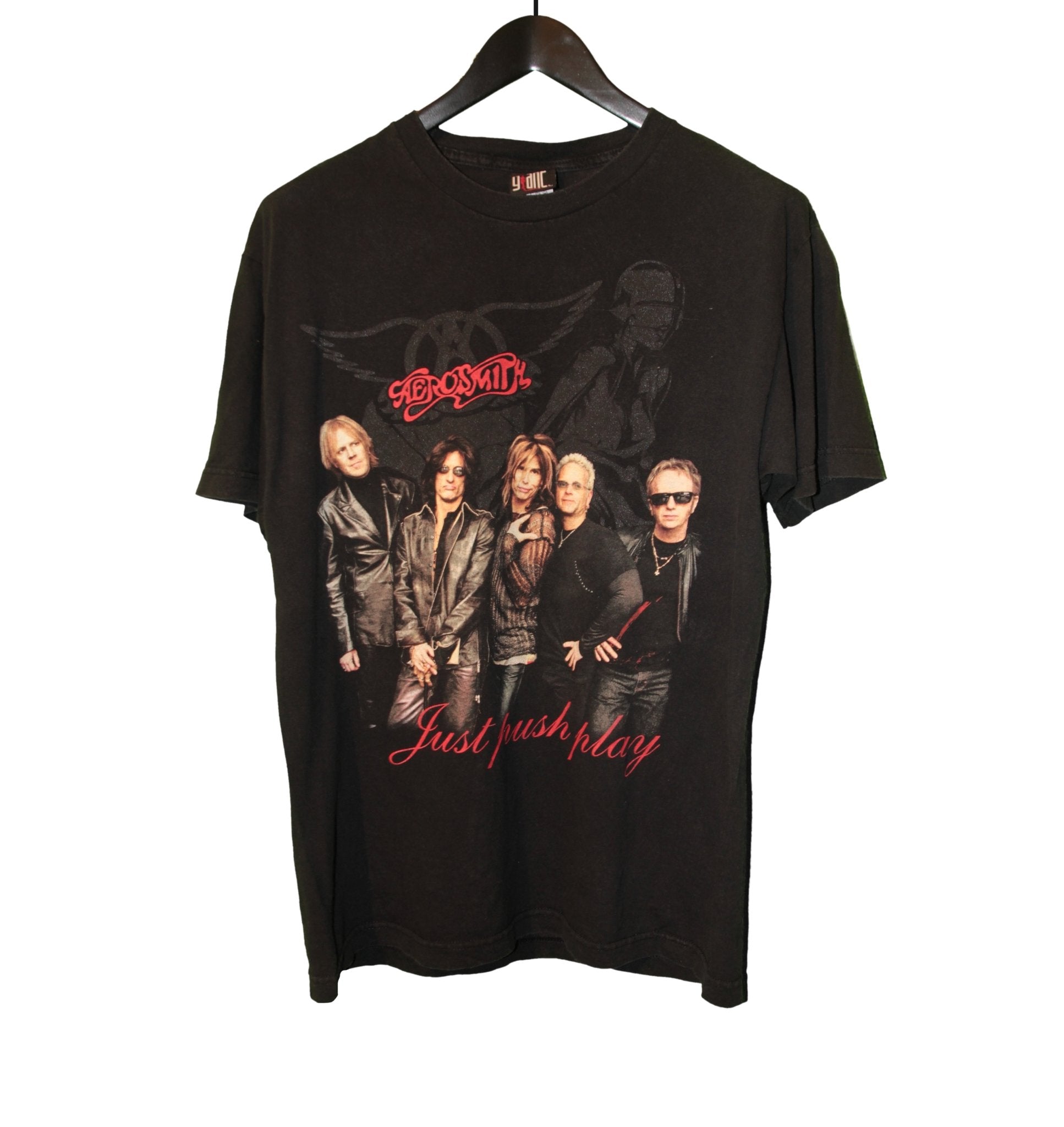 Aerosmith 2001 Just Press Play Tour Shirt - Faded AU