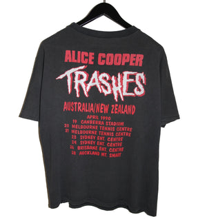 Alice Cooper 1990 Trash Tour Shirt - Faded AU
