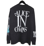 Alice in Chains 1992 Alice in Wonderland Long Sleeve - Faded AU