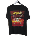 Anthrax 1990 Persistence of Time Album Shirt - Faded AU