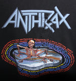 Anthrax 1990 Persistence of Time Album Shirt - Faded AU