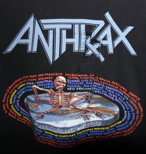 Anthrax 1990 Persistence of Time Album Shirt - Faded AU