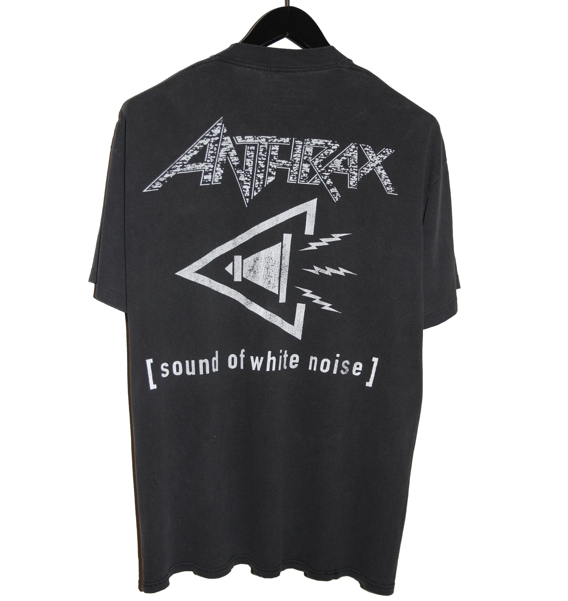 Anthrax 1993 Sound of White Noise Album Shirt - Faded AU