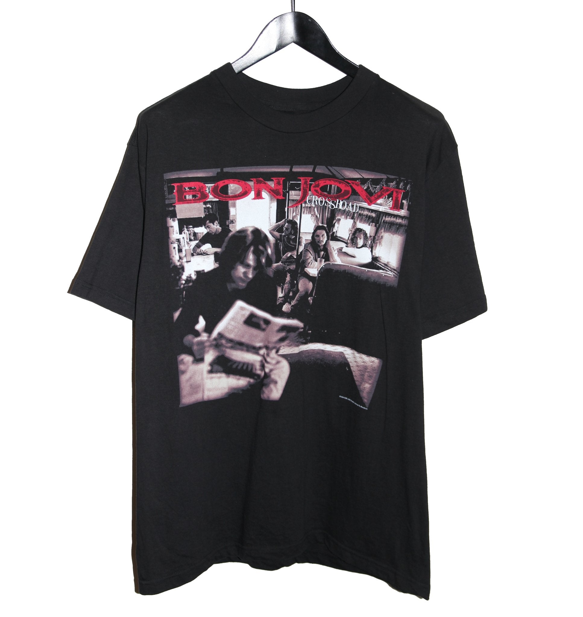 Bon Jovi 1995 Cross Road Tour Shirt - Faded AU