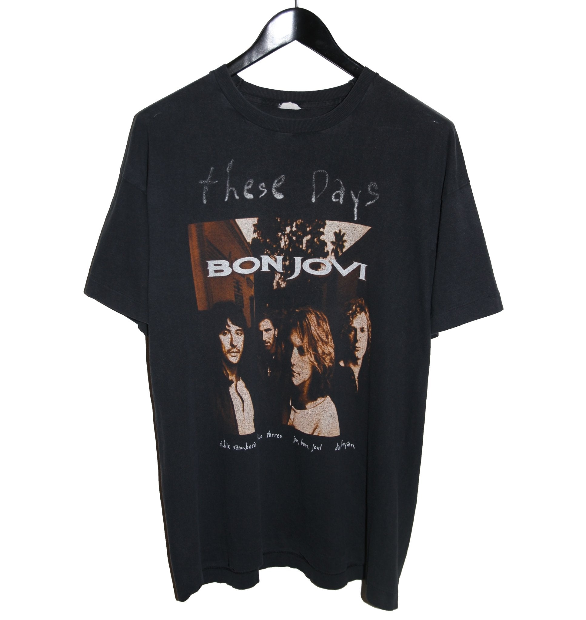 Bon Jovi 1995 These Days Tour Shirt - Faded AU