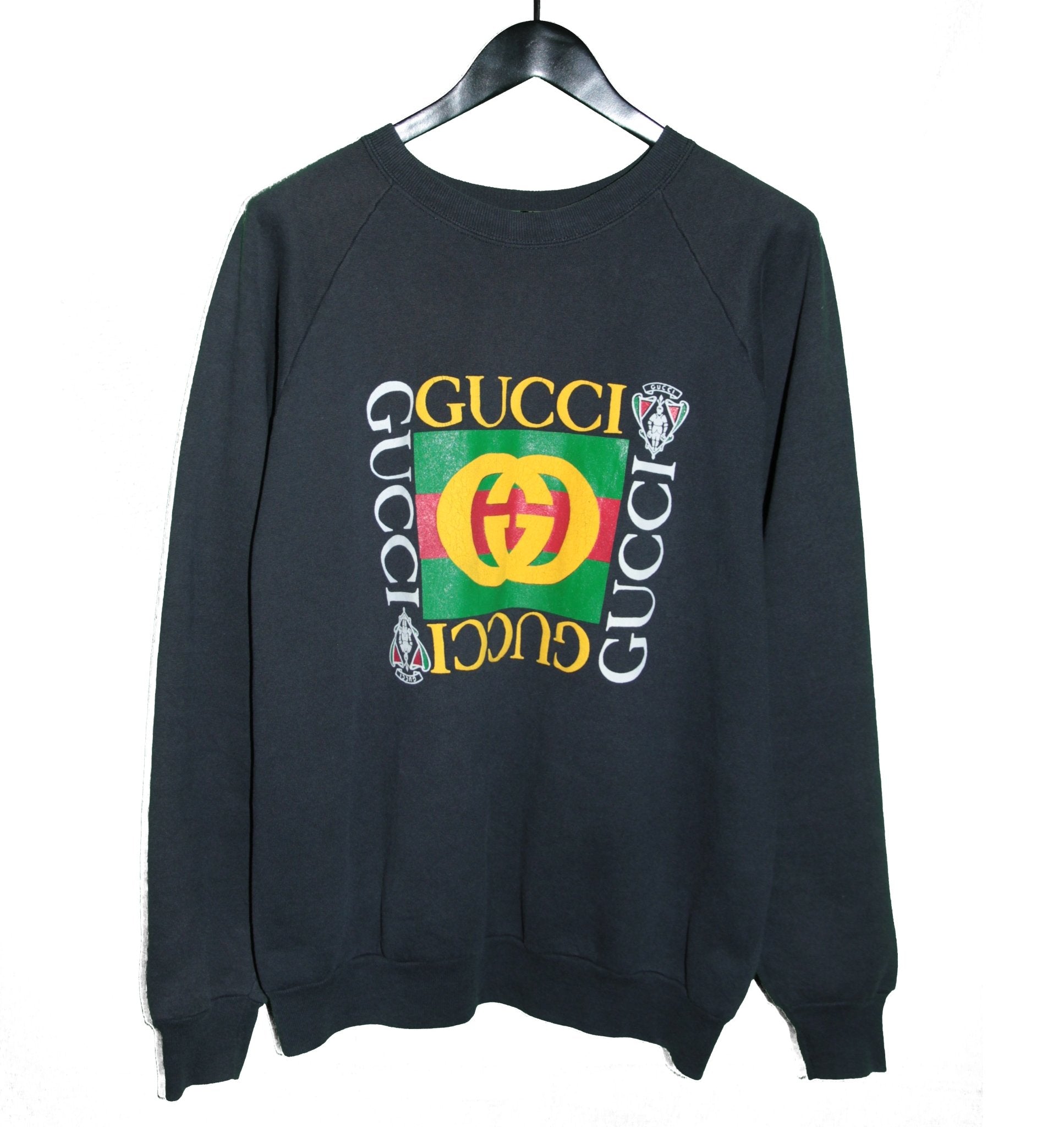 Bootleg 80's Gucci Logo Sweatshirt - Faded AU