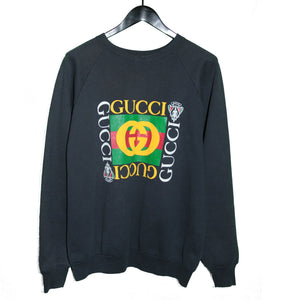 Bootleg 80's Gucci Logo Sweatshirt - Faded AU