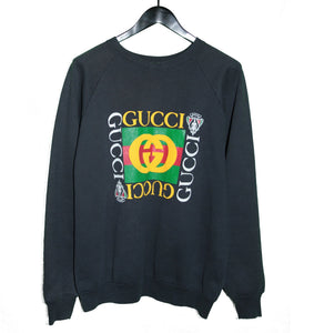 Bootleg 80's Gucci Logo Sweatshirt - Faded AU