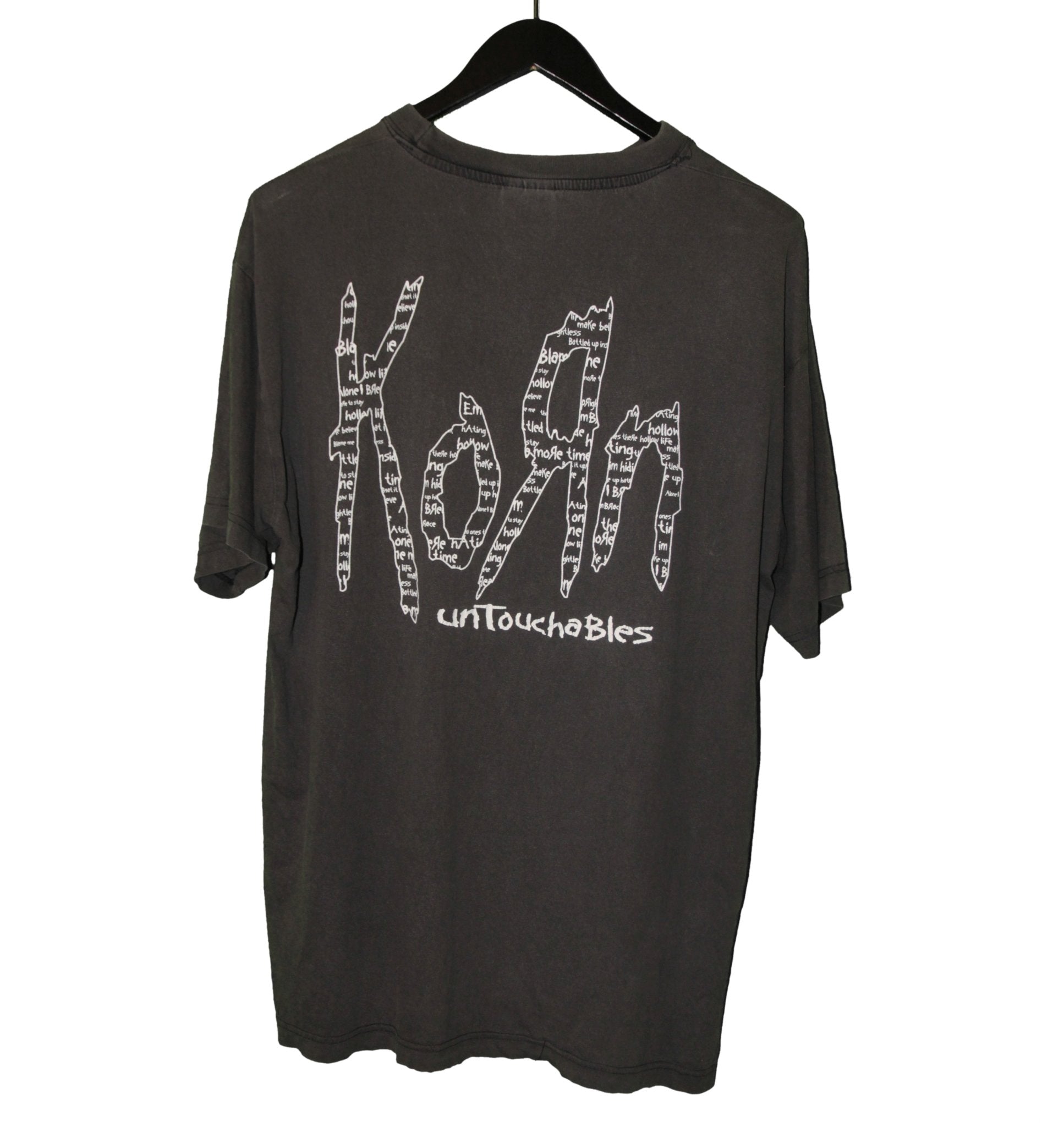 Bootleg Korn 2002 Untouchables Shirt - Faded AU