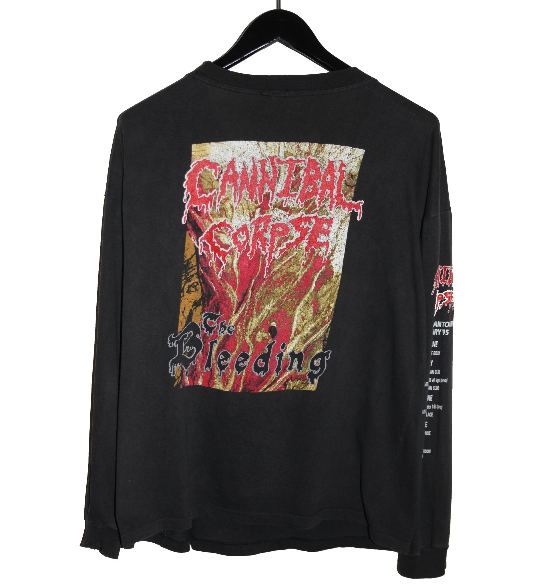 Cannibal Corpse 1994 The Bleeding Album Long Sleeve - Faded AU