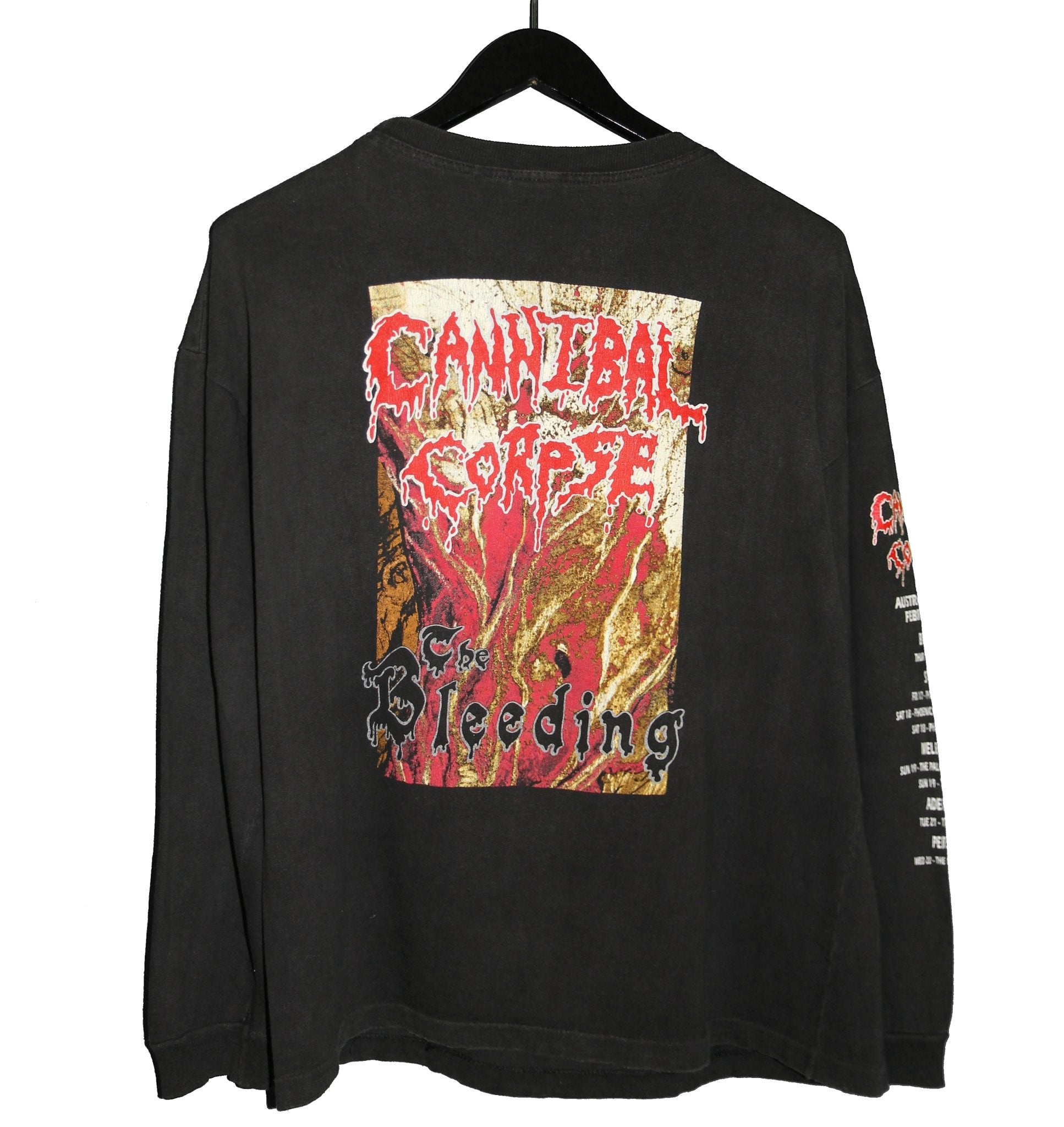 Cannibal Corpse 1994 The Bleeding Album Long Sleeve - Faded AU