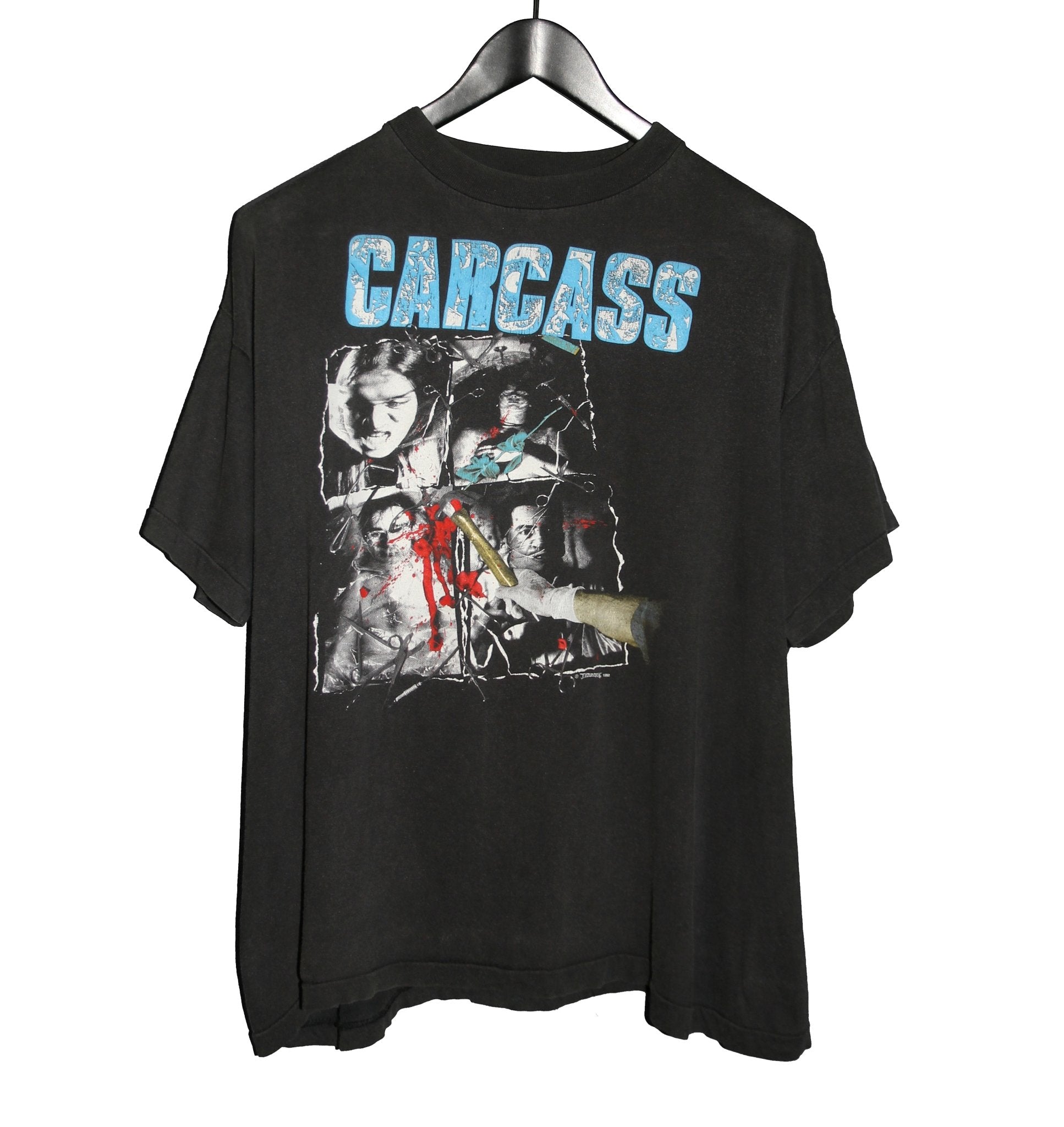 Carcass 1991 Necroticism Album Shirt - Faded AU