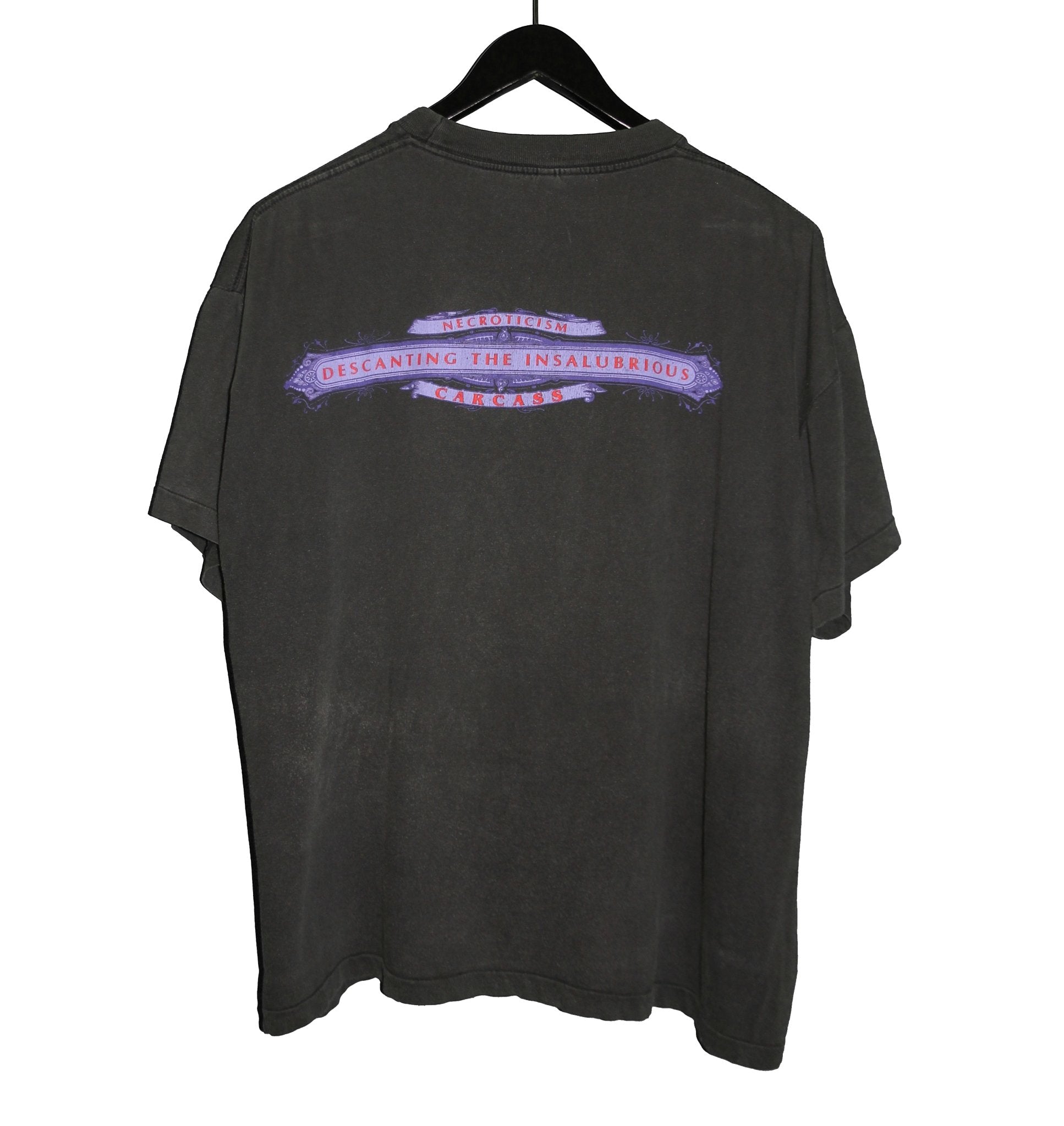 Carcass 1991 Necroticism Album Shirt - Faded AU